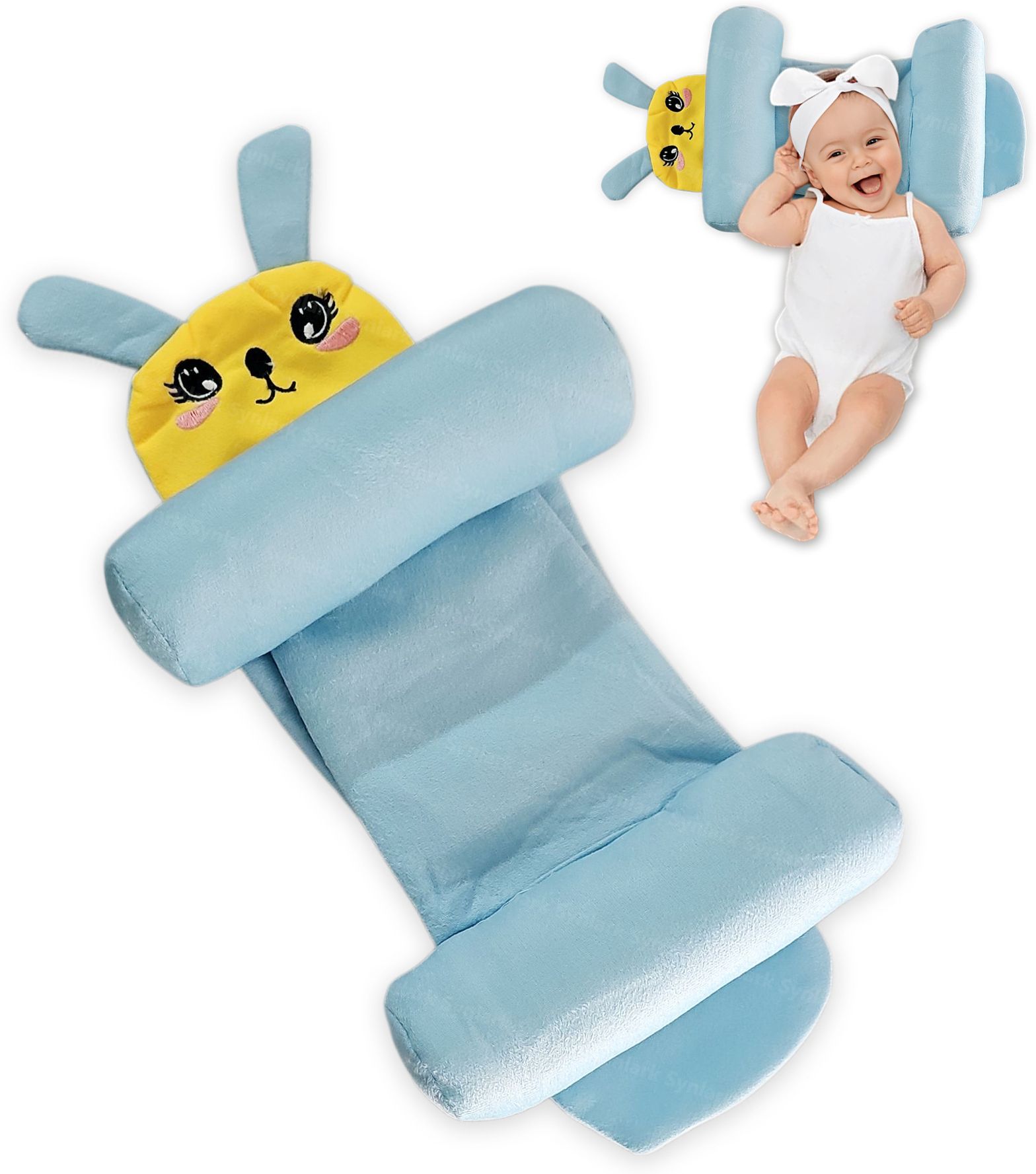 Slide Pillow Cotton Animals Baby Pillow Pack of 1