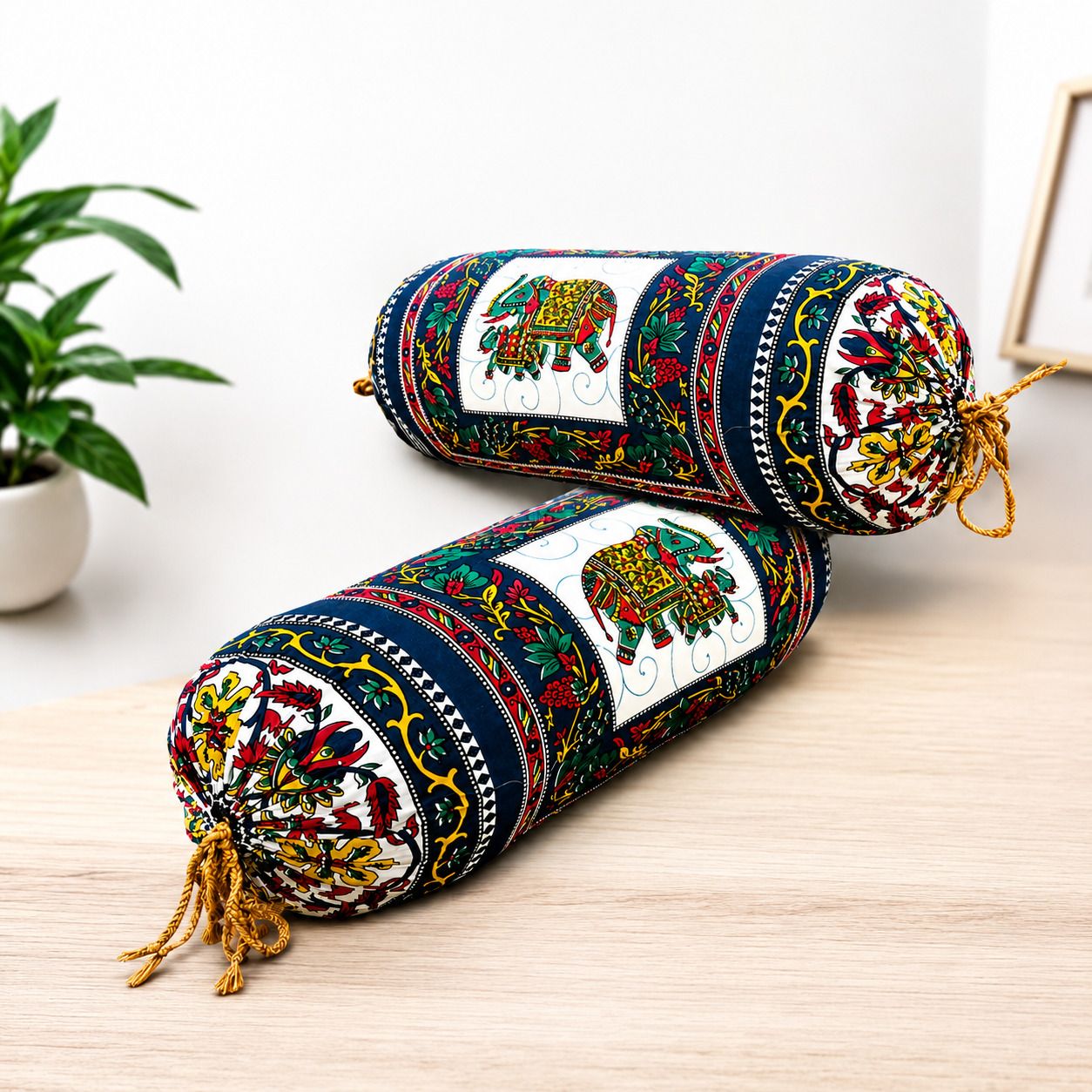 Microfibre Bolster Pack of 2 Animals-image-22