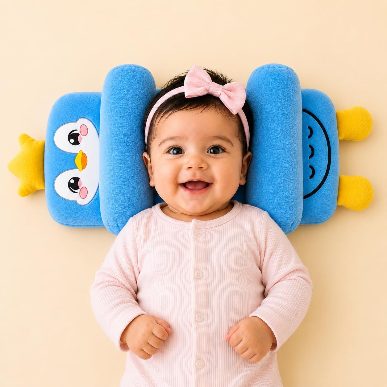 Foam Baby Pillow Pack of 1 Toons & Characters, Solid Baby Pillow-image-31