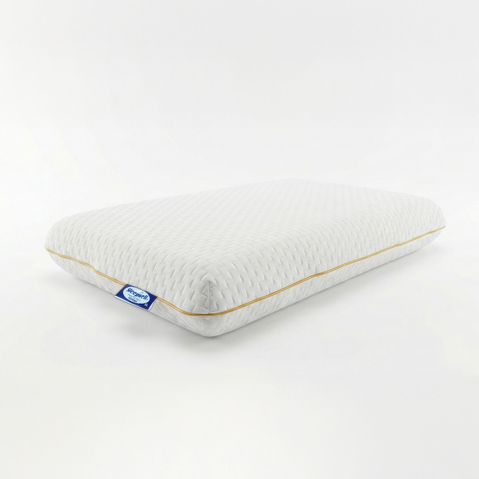 Foam Sleeping Pillow Pack of 1 Geometric EASY REST, VPF Foam, Everyday Comfort, Light & Durable (25x15 inch)-image-1