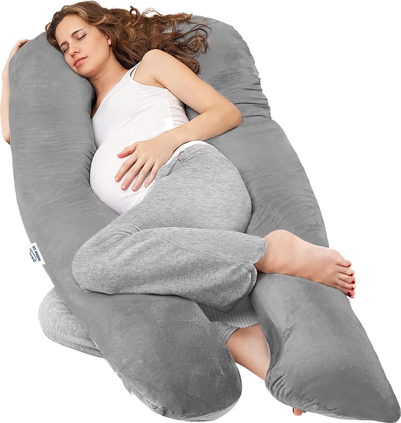 U Shape Full Body Support Maternity Pillow For Pregnant Women Microfibre Solid Pregnancy Pillow Pack of 1