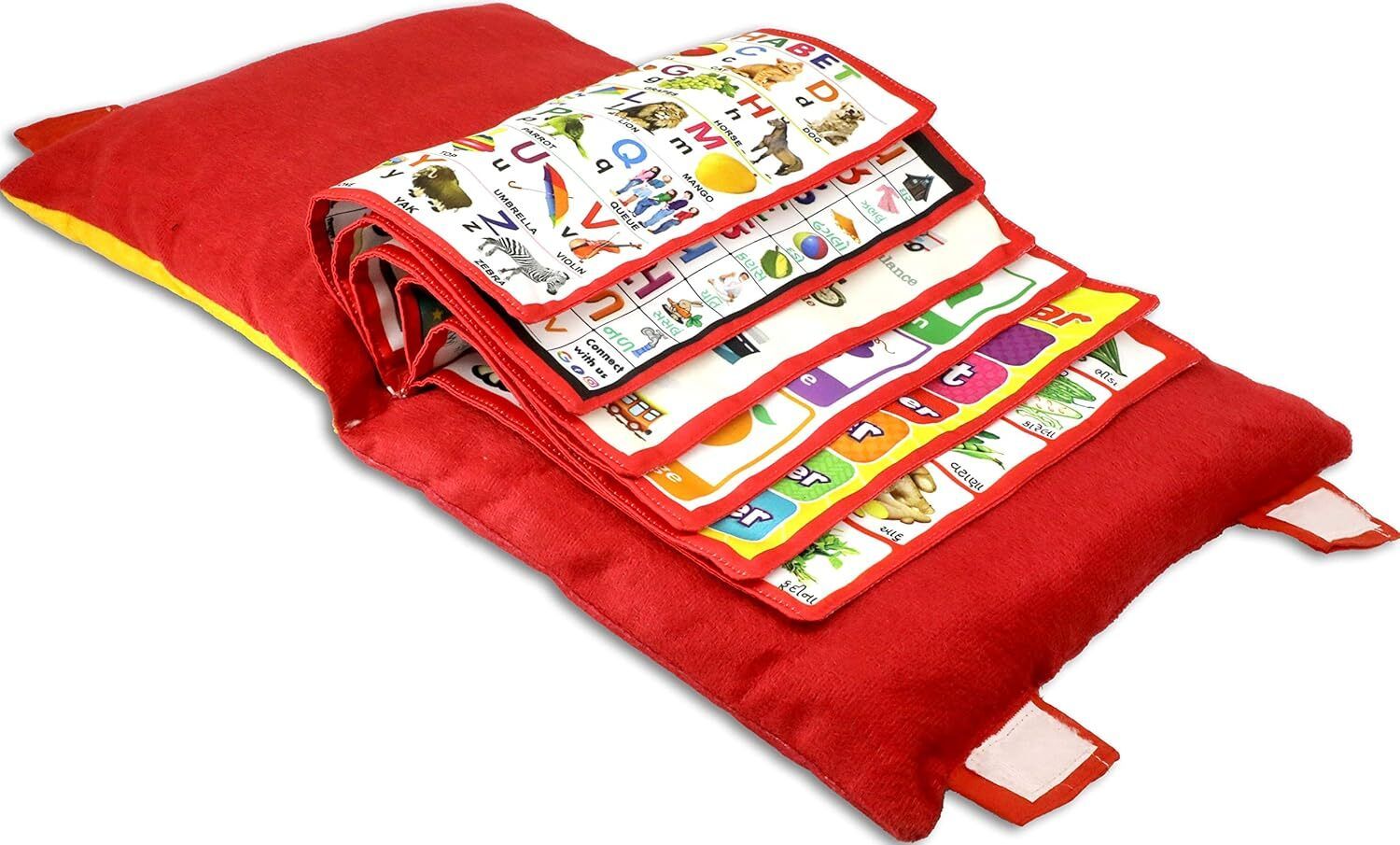 toy street Alphabet, Numbers Learning Cushion Baby Pillow Book for Kids Boys and Girls-picture-25
