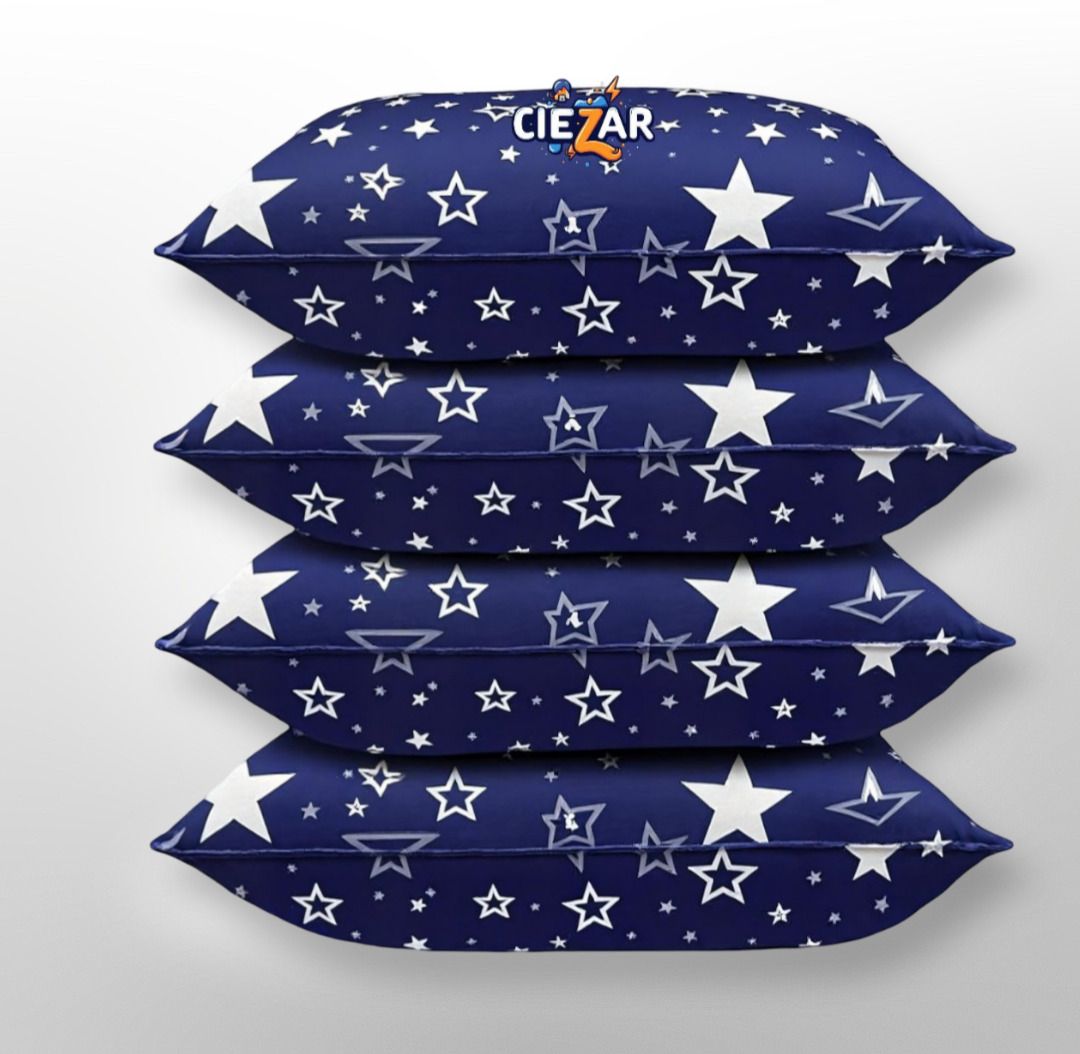 ciezar Polyester Fibre Sleeping Pillow Pack of 4 Abstract Luxury-picture-3