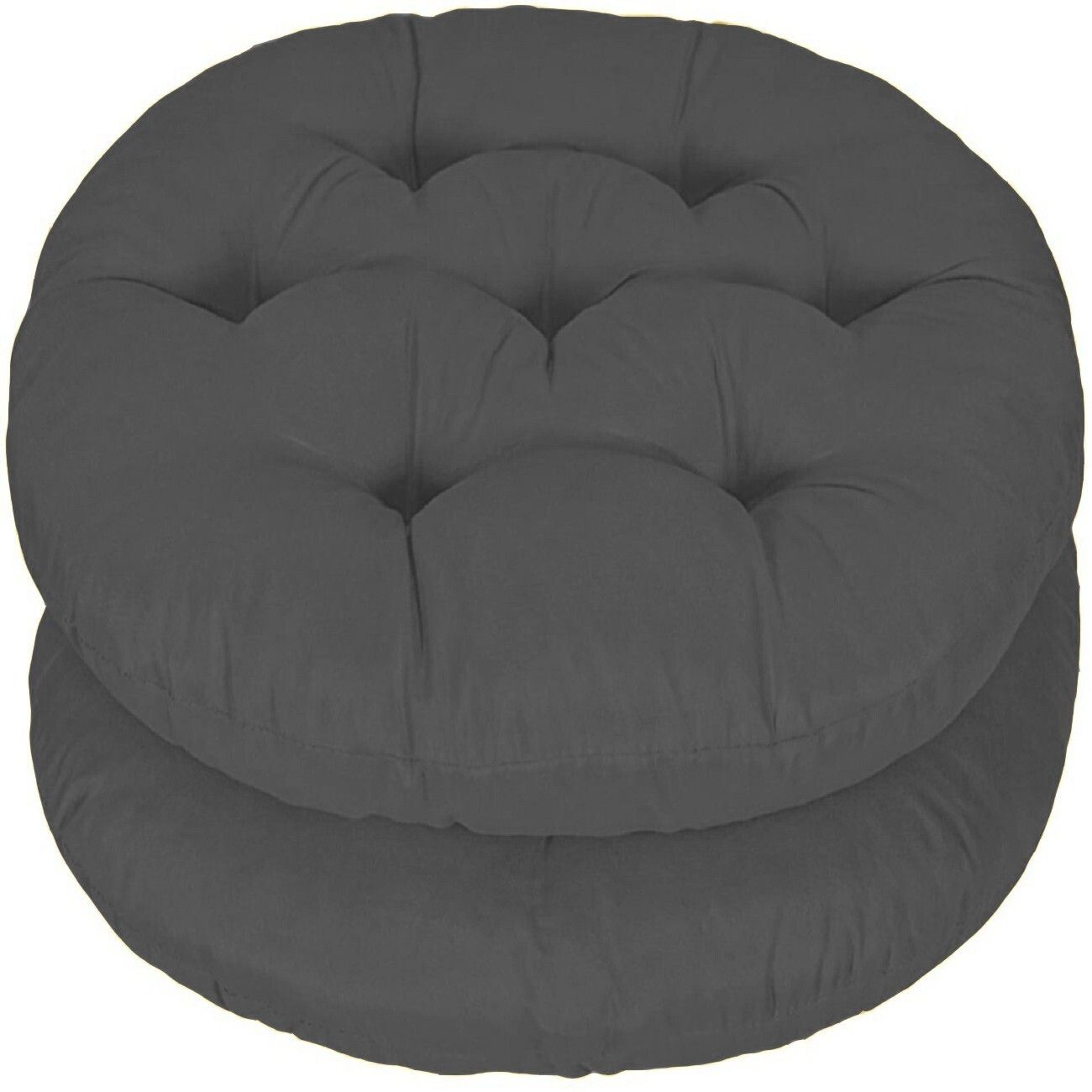 mom's moon Polyester Fibre Solid Chair Pad Pack of 2-picture-28