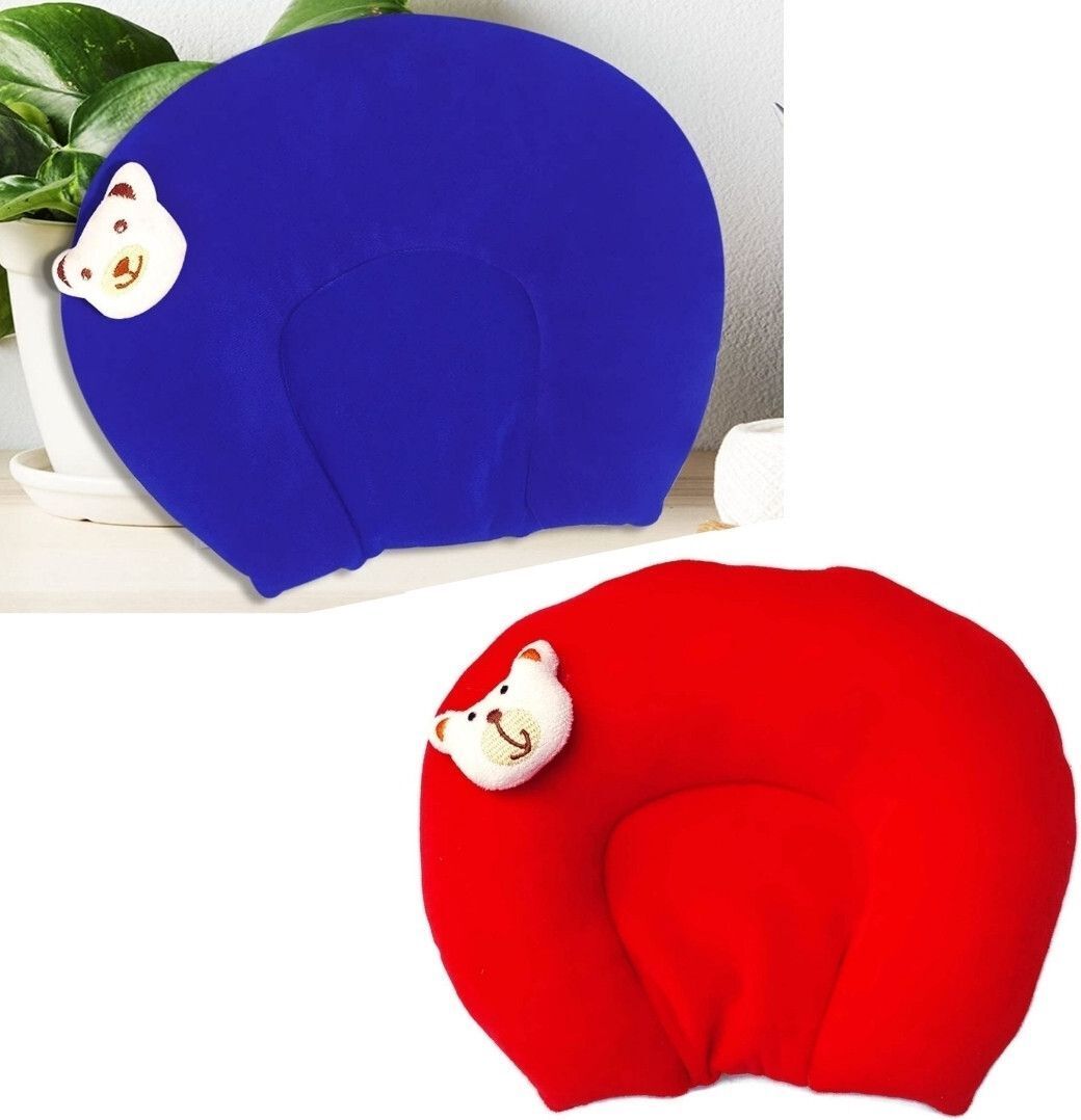 houseofcommon Microfibre Baby Pillow Pack of 2 Toons & Characters Mustard Pillow For Newborn Baby Round Head Shaping Baby Pillow-picture-46