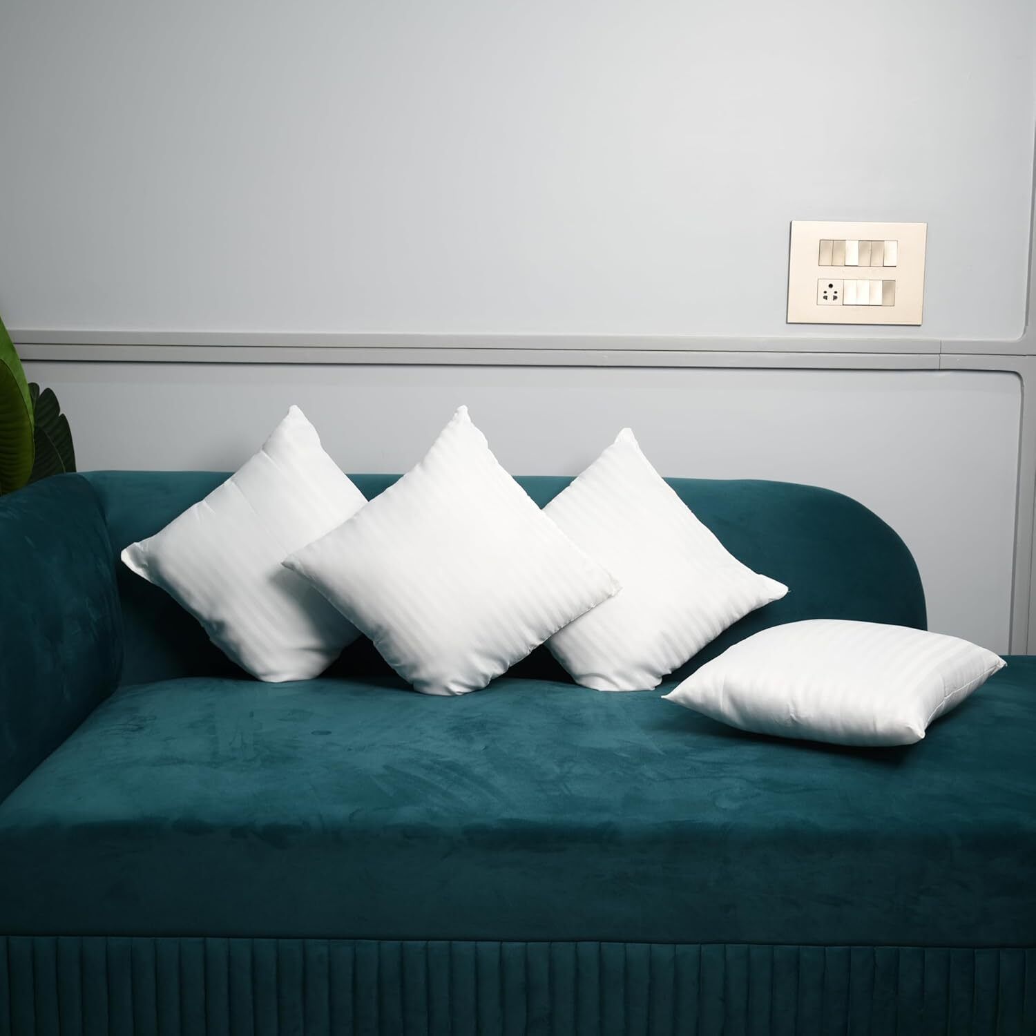 Microfibre Cushion Pack of 4 Solid Ultra Soft-image-27