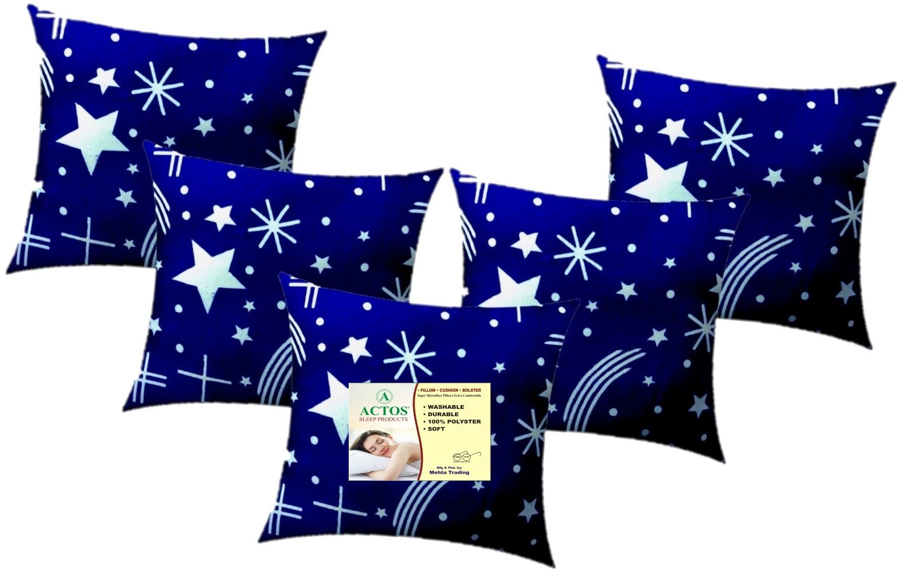 actos Microfibre Abstract Cushion Pack of 5-picture-16