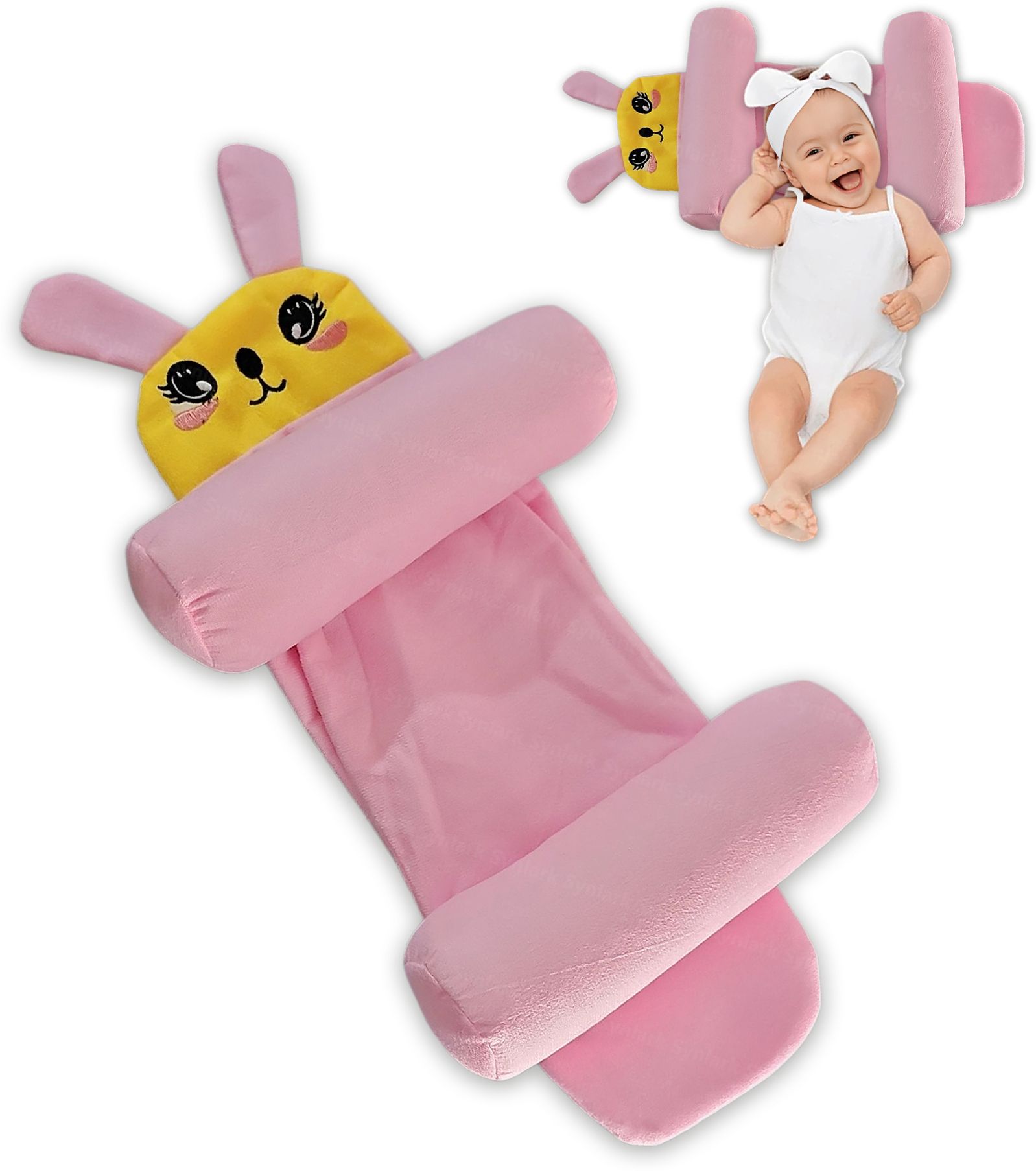 synlark Polyester Fibre Baby Pillow Pack of 1 Animals Baby Neck Pillow-picture-30