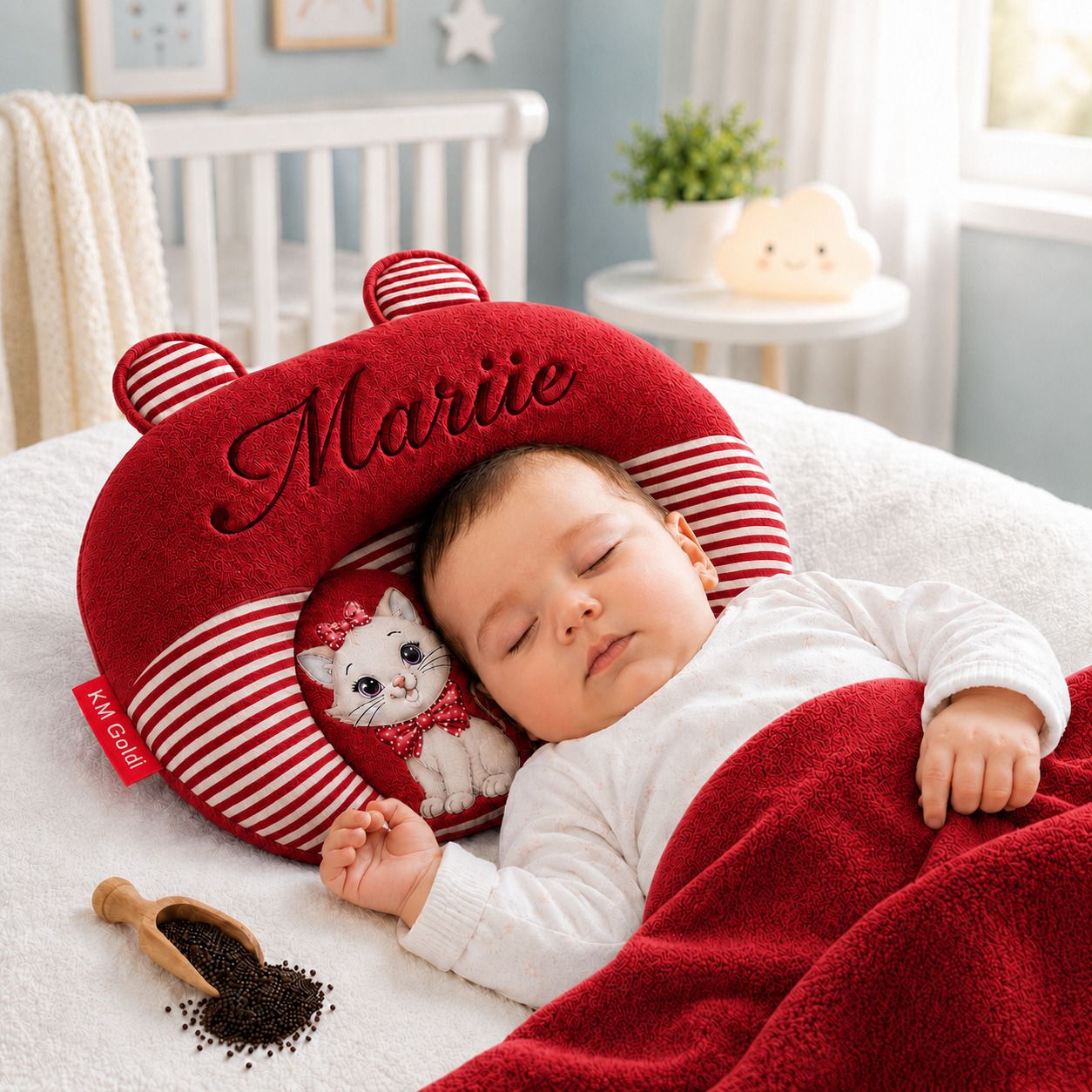 Mustard Seeds, Cotton Baby Pillow Pack of 1 Toons & Characters New Born Baby Pillow Sarso M02-image-43