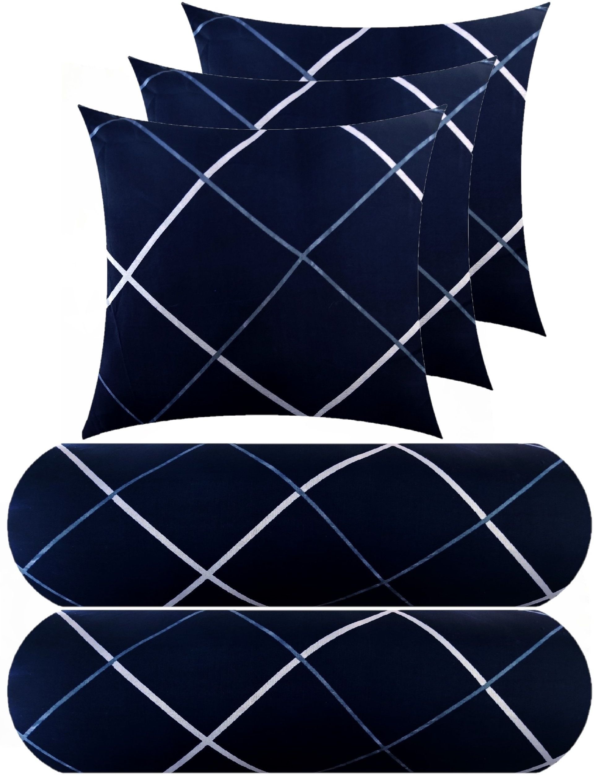 changers Microfibre Geometric Bolster Pack of 5-picture-29