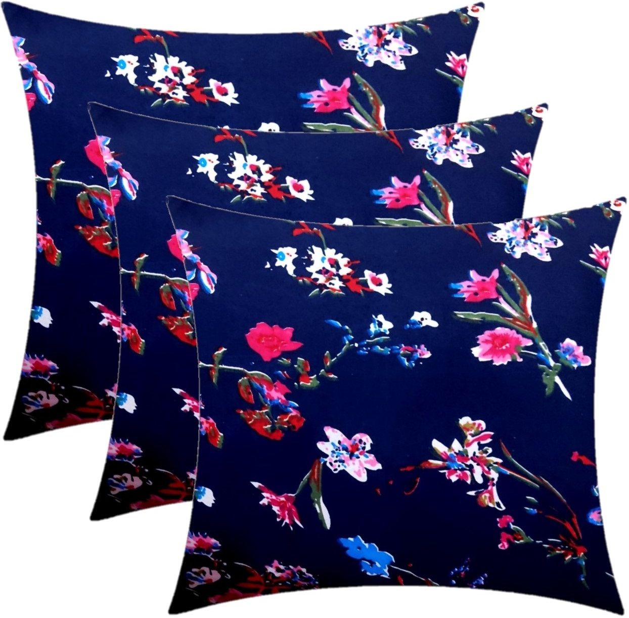 Microfibre Floral Cushion Pack of 3-image-12