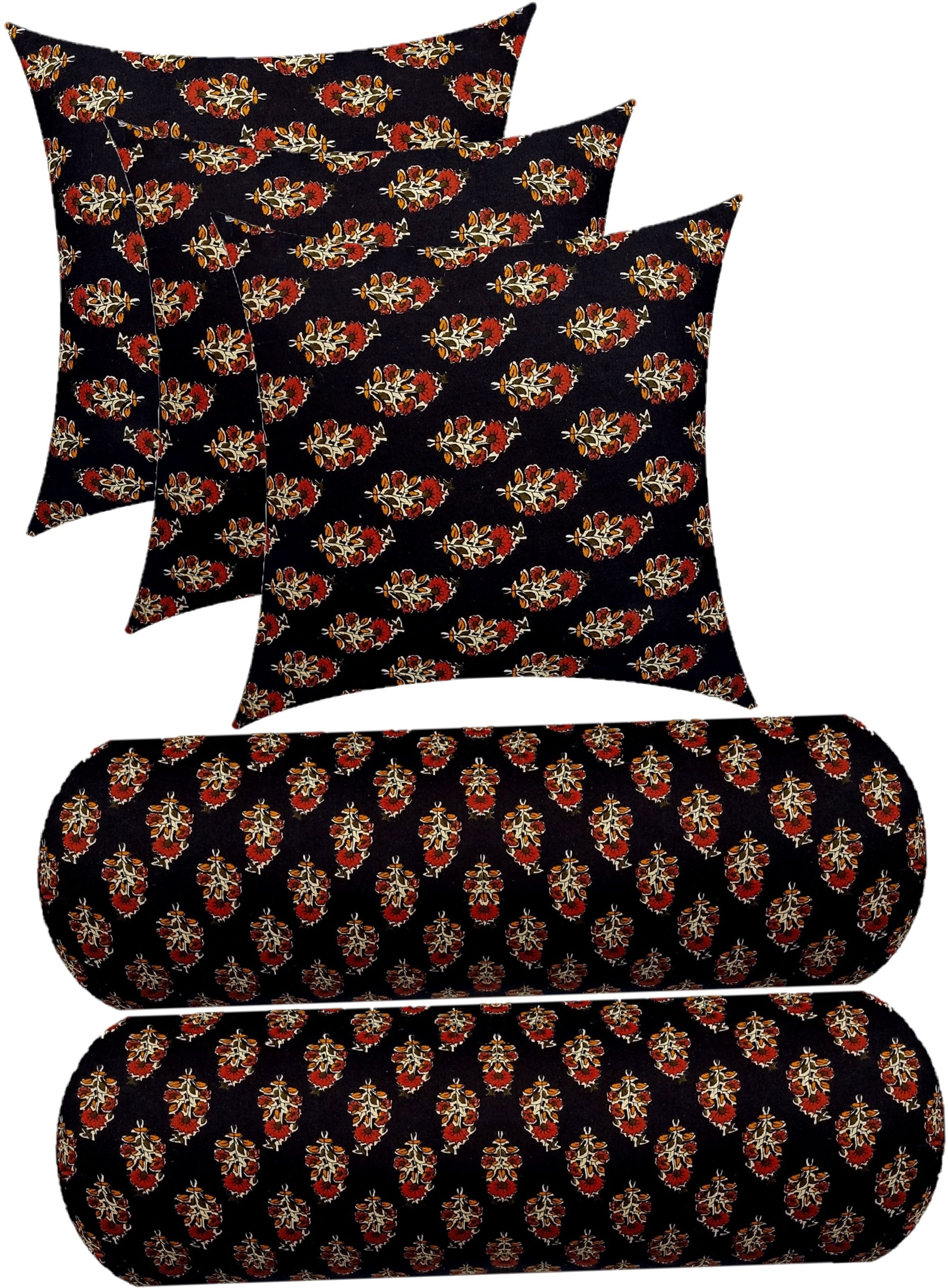 Microfibre Floral Cushion Pack of 5-image-10
