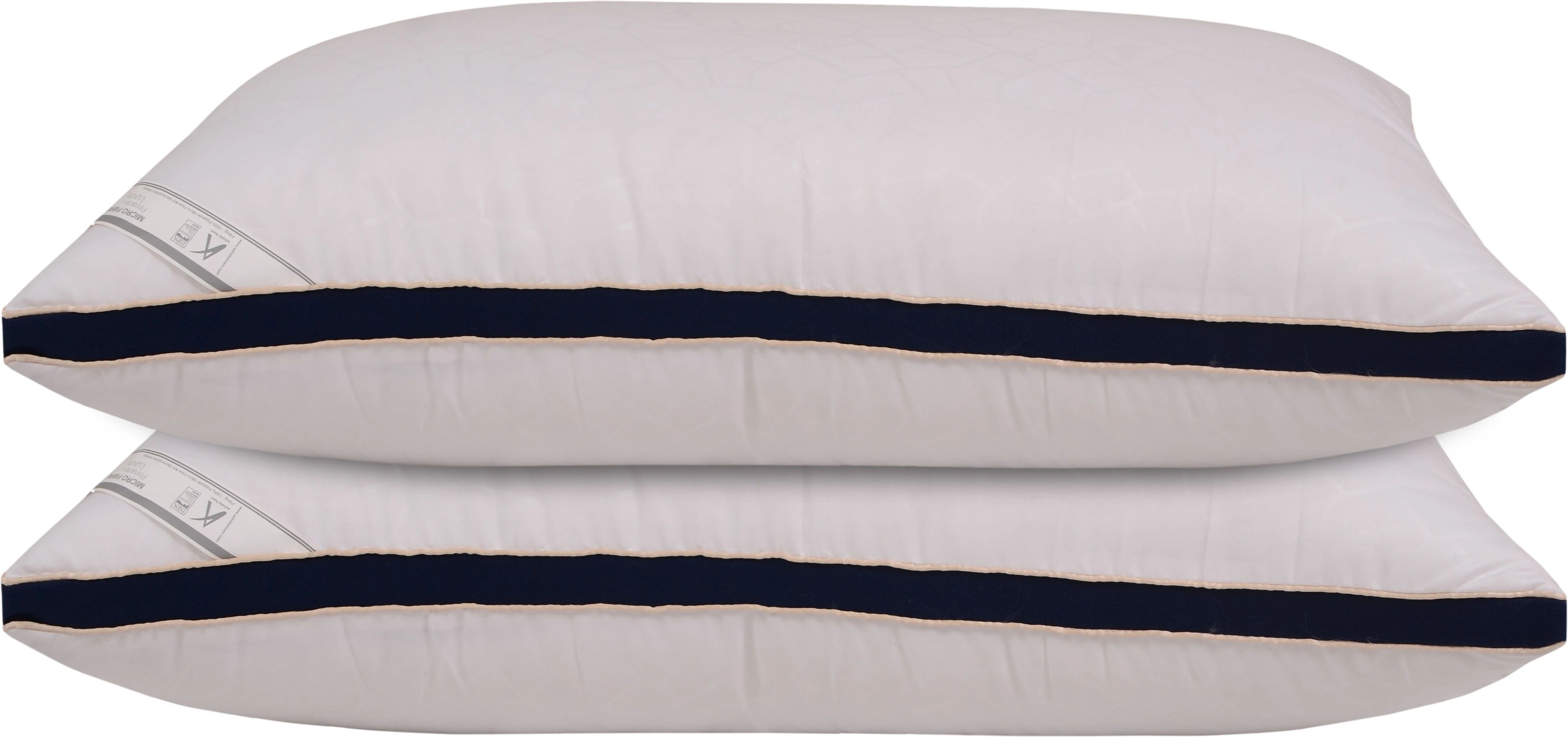 springtek Microfibre Sleeping Pillow Pack of 2 Solid-picture-15