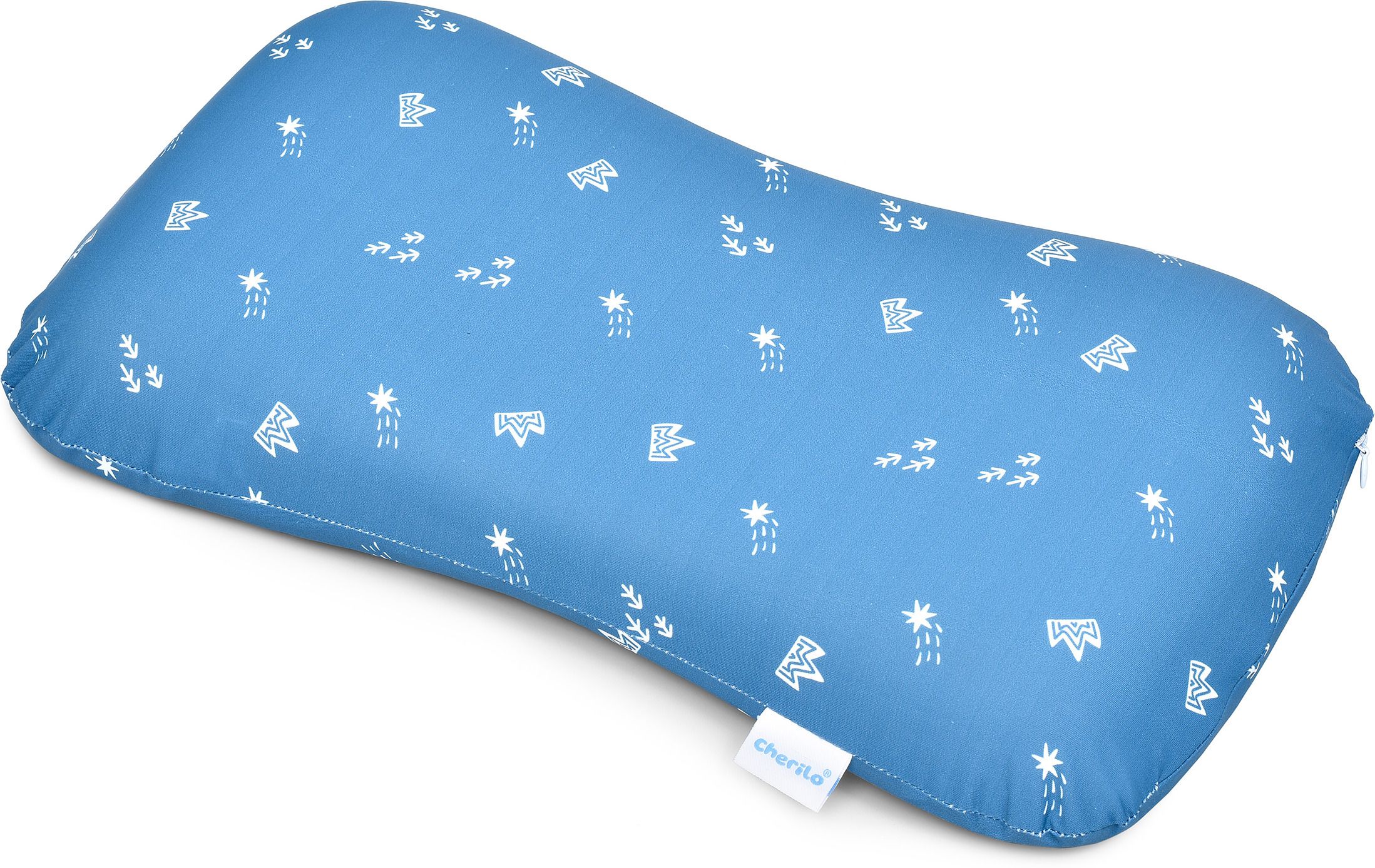 cherilo Contour Shaped Memory Foam Soft Bed Baby Pillow for Kids for Extra Neck Support Memory Foam Geometric Baby Pillow Pack of 1-picture-10