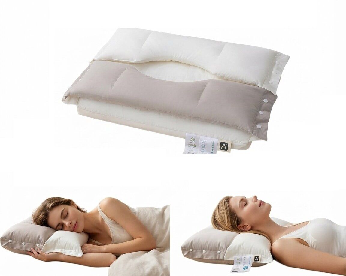 clefairy Memory Foam, Cotton Sleeping Pillow Pack of 1 Solid Soft Cushioned Support Pillow-picture-9