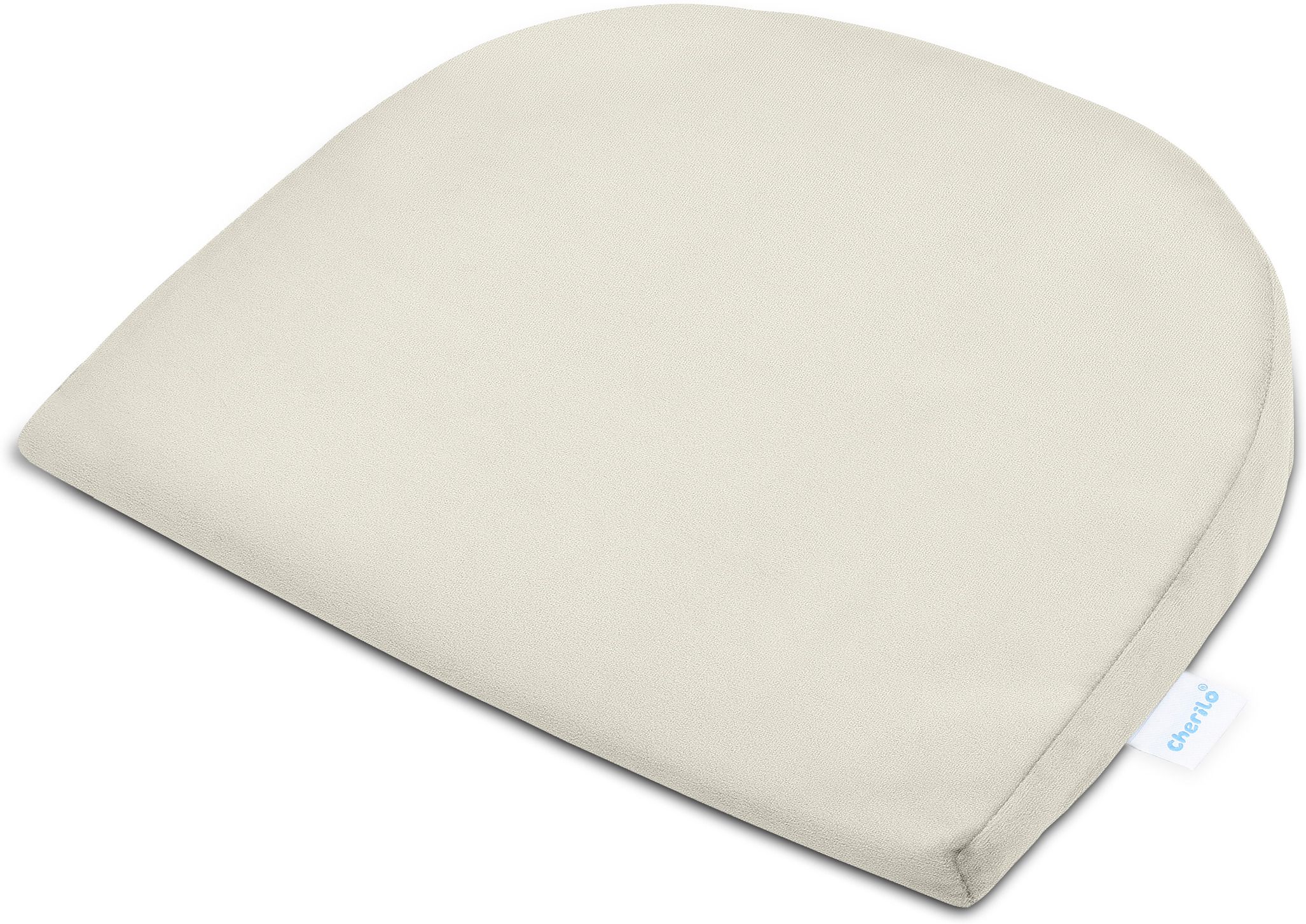C Shaped Elevated Wedge Pillow for Baby Crib & Mattress Memory Foam Solid Baby Pillow Pack of 1-image-4