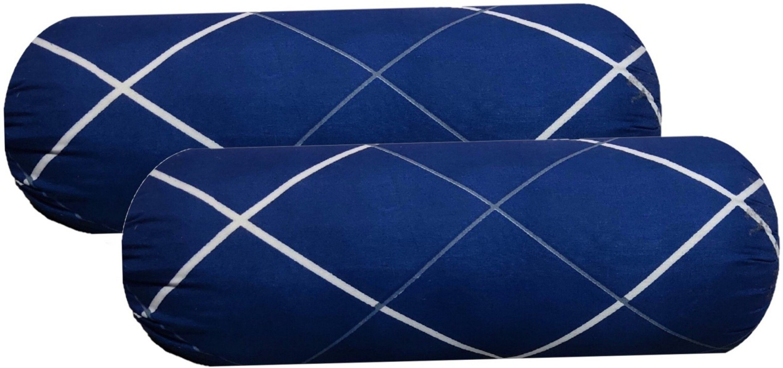 changers Microfibre Sleeping Pillow Pack of 2 Stripes Round Bolster-picture-44