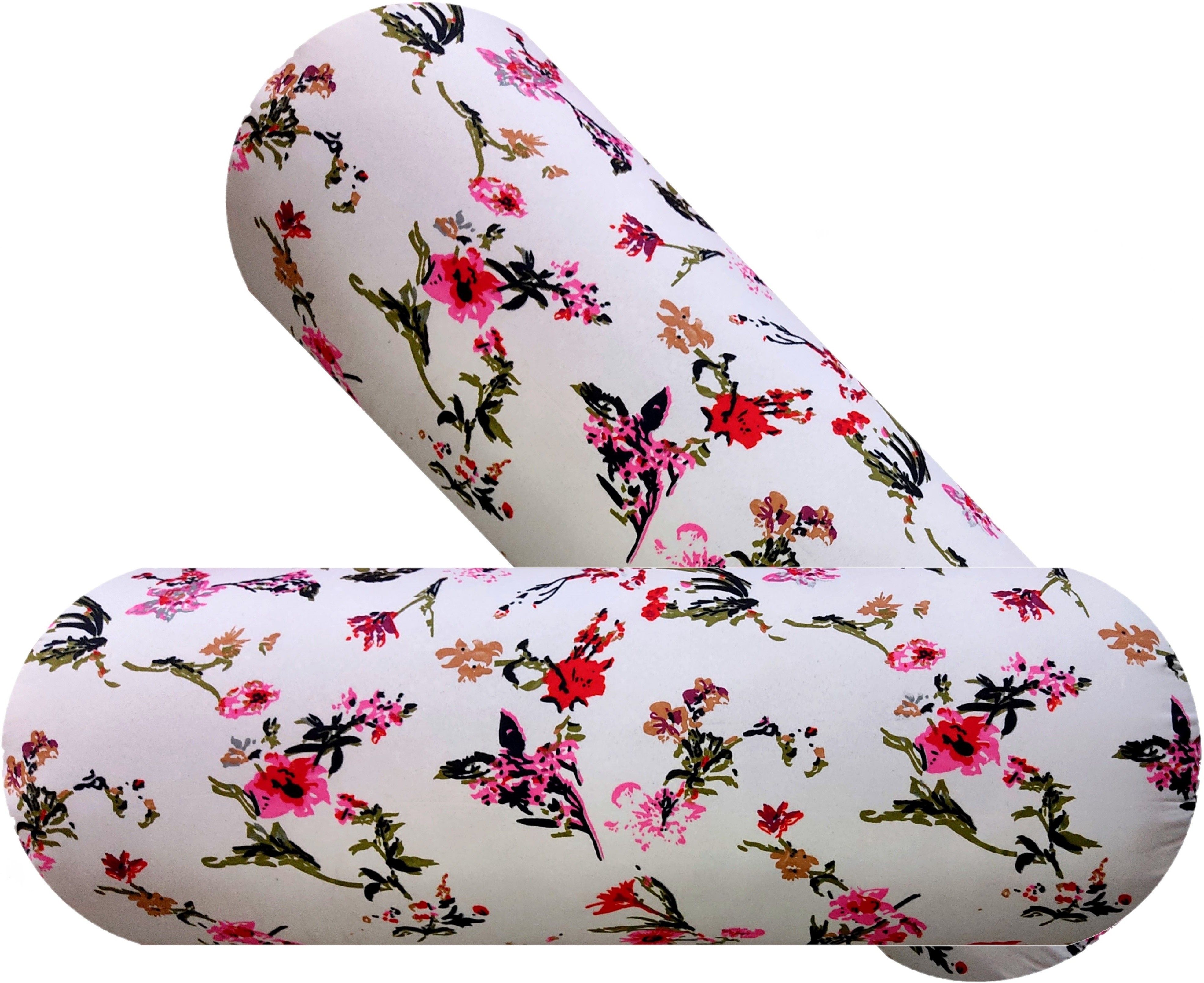 Microfibre Floral Bolster Pack of 2-image-13