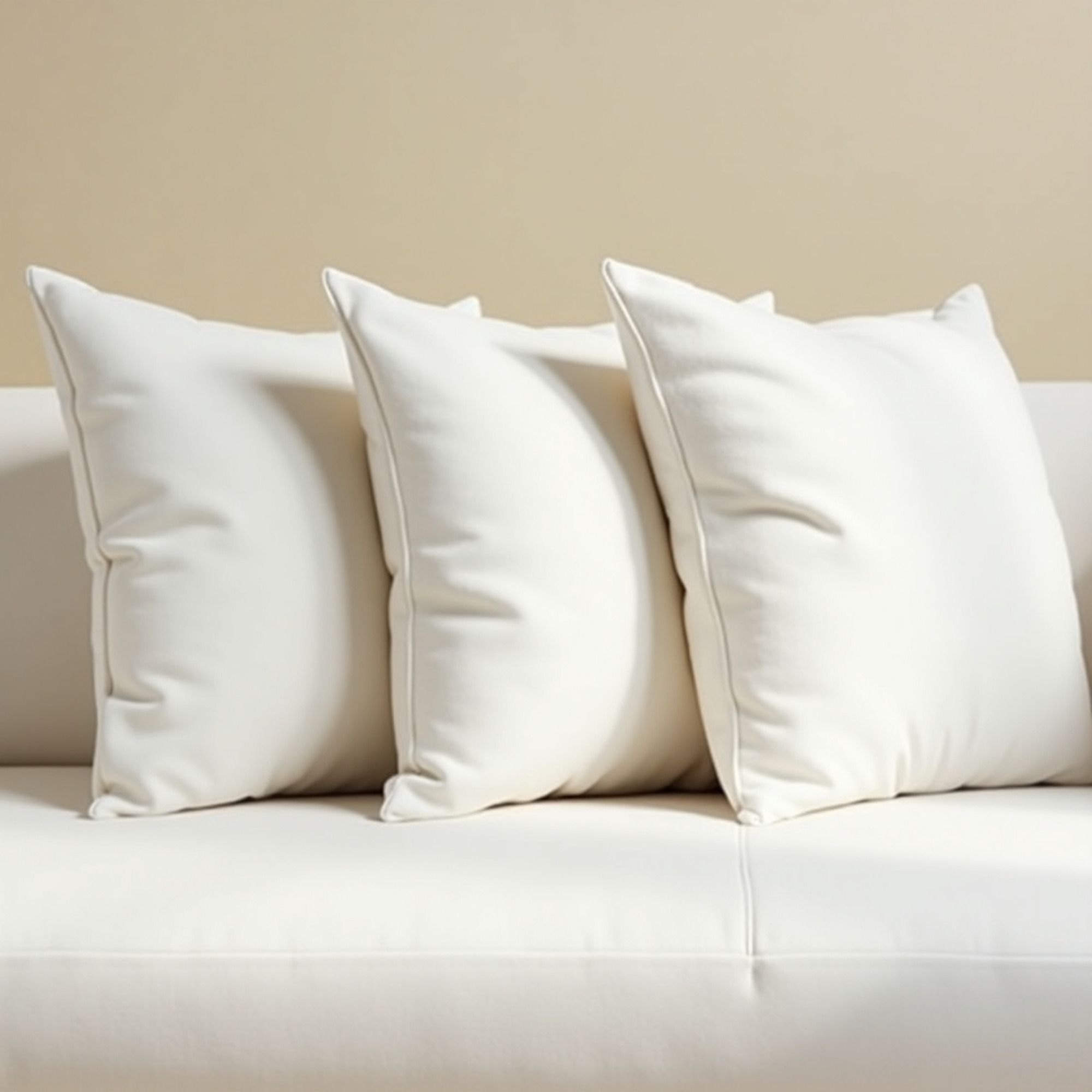 Plain/Solid Satin Fabric Square Cushion Inserts (16*16 inch)(40.6Cm*40.6Cm) Polyester Fibre Solid Cushion Pack of 3-image-33