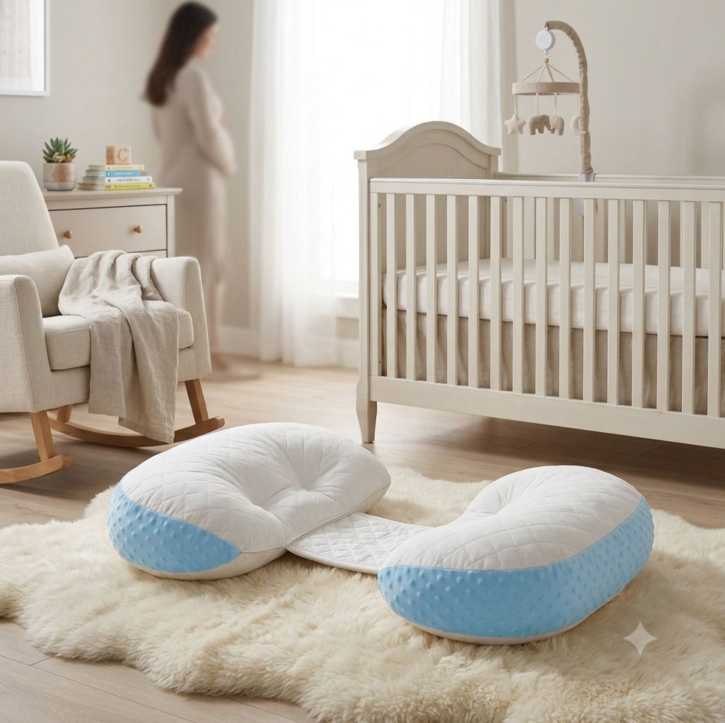Foam Pregnancy Pillow Pack of 1 Solid-image-36