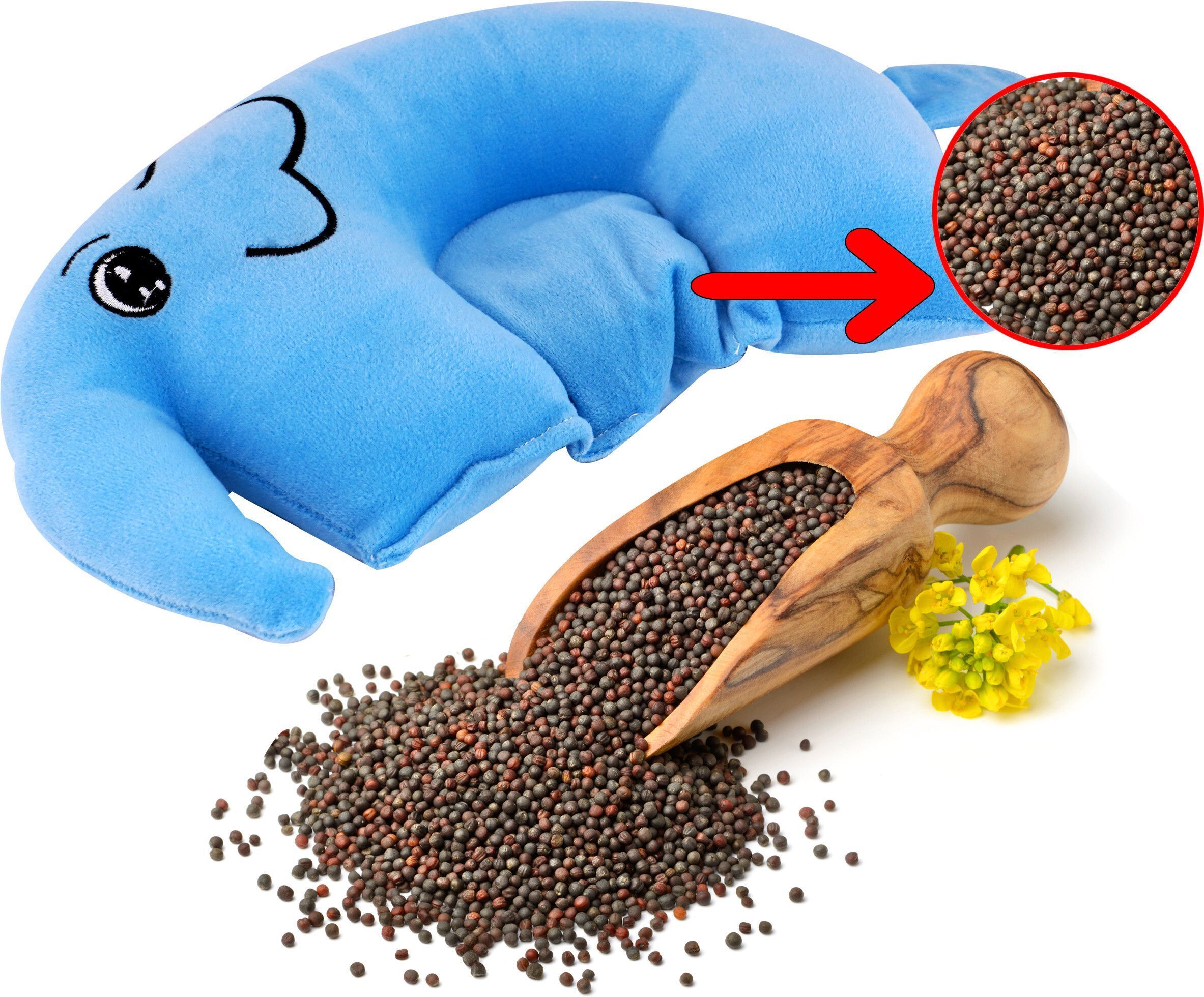 Mustard Seeds Baby Pillow Pack of 1 Animals Pillow for Newborn Baby-Round Head Shaping Baby Pillow, 0-12 Months-image-27