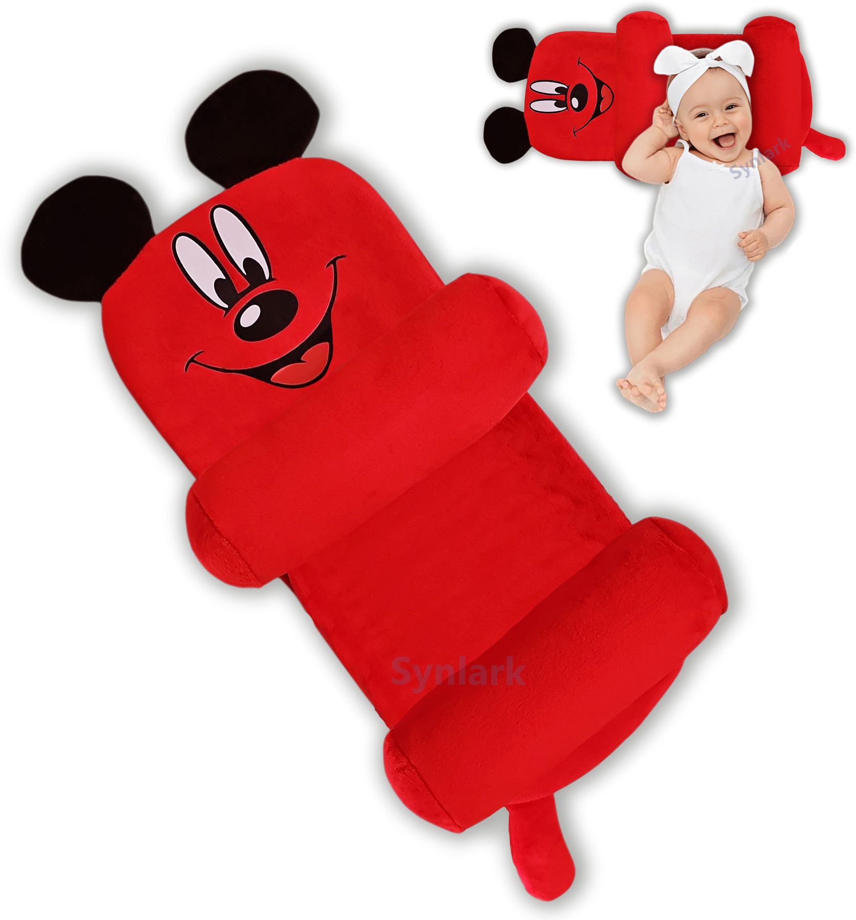 synlark Polyester Fibre Baby Pillow Pack of 1 Animals Pillow-picture-8