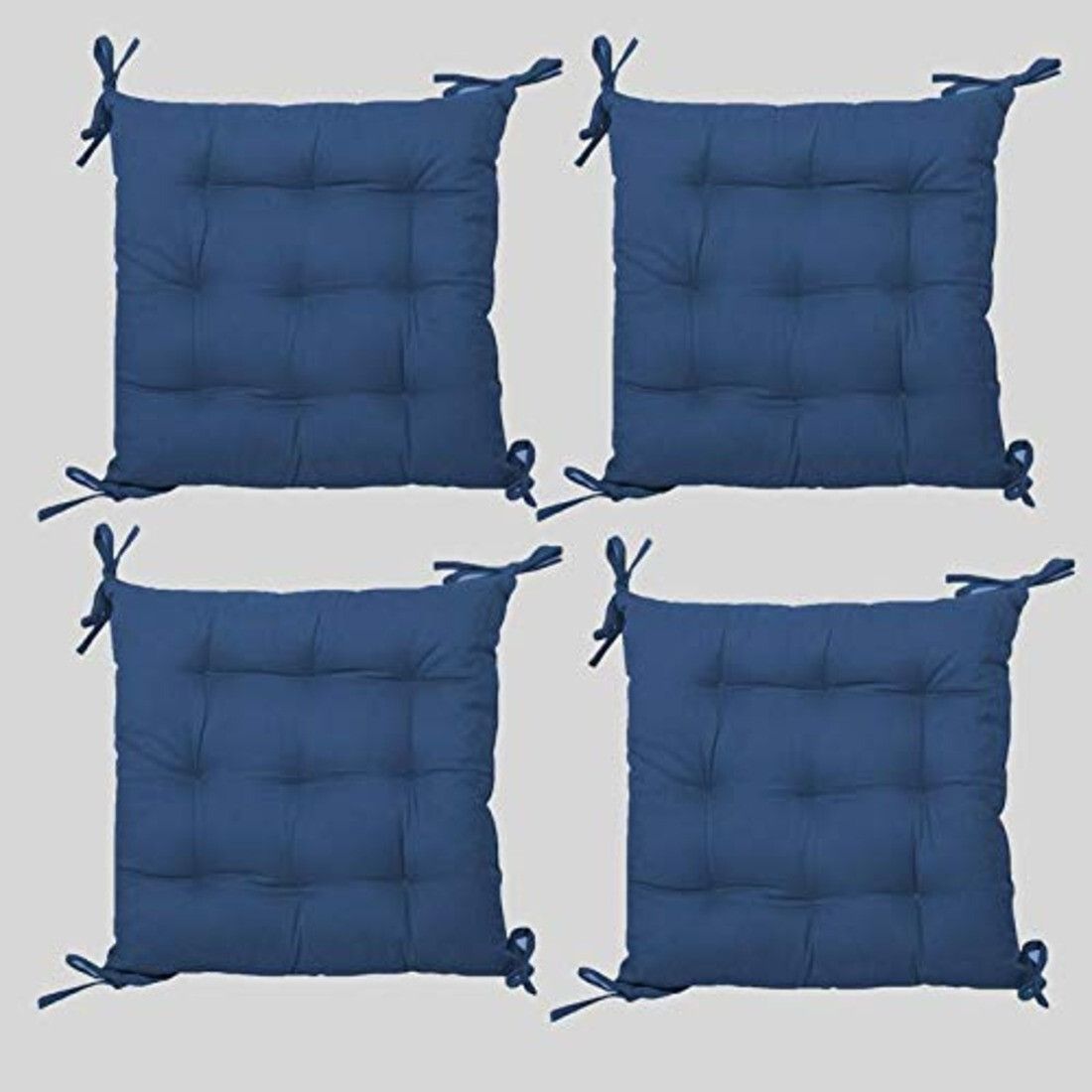 Microfibre Solid Chair Pad Pack of 4-image-23