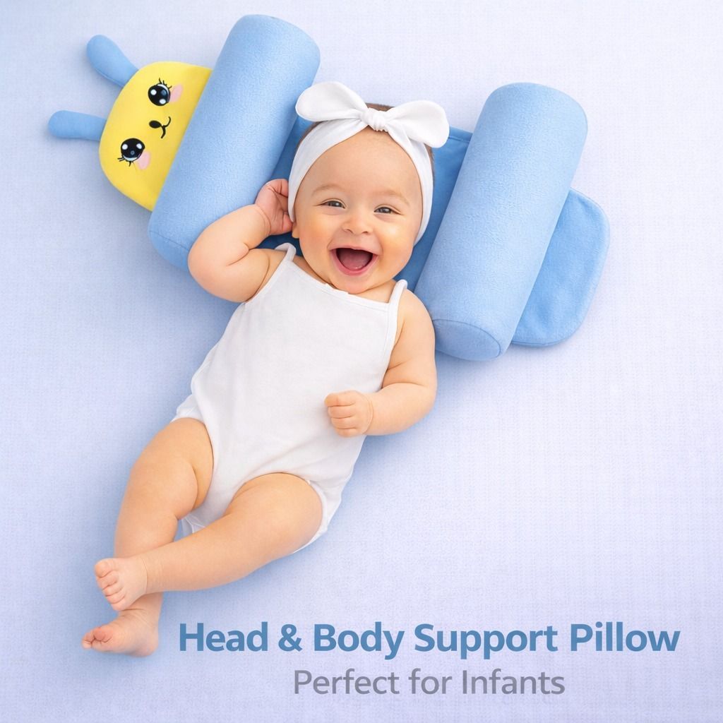 Microfibre Baby Pillow Pack of 1 Animals-image-47