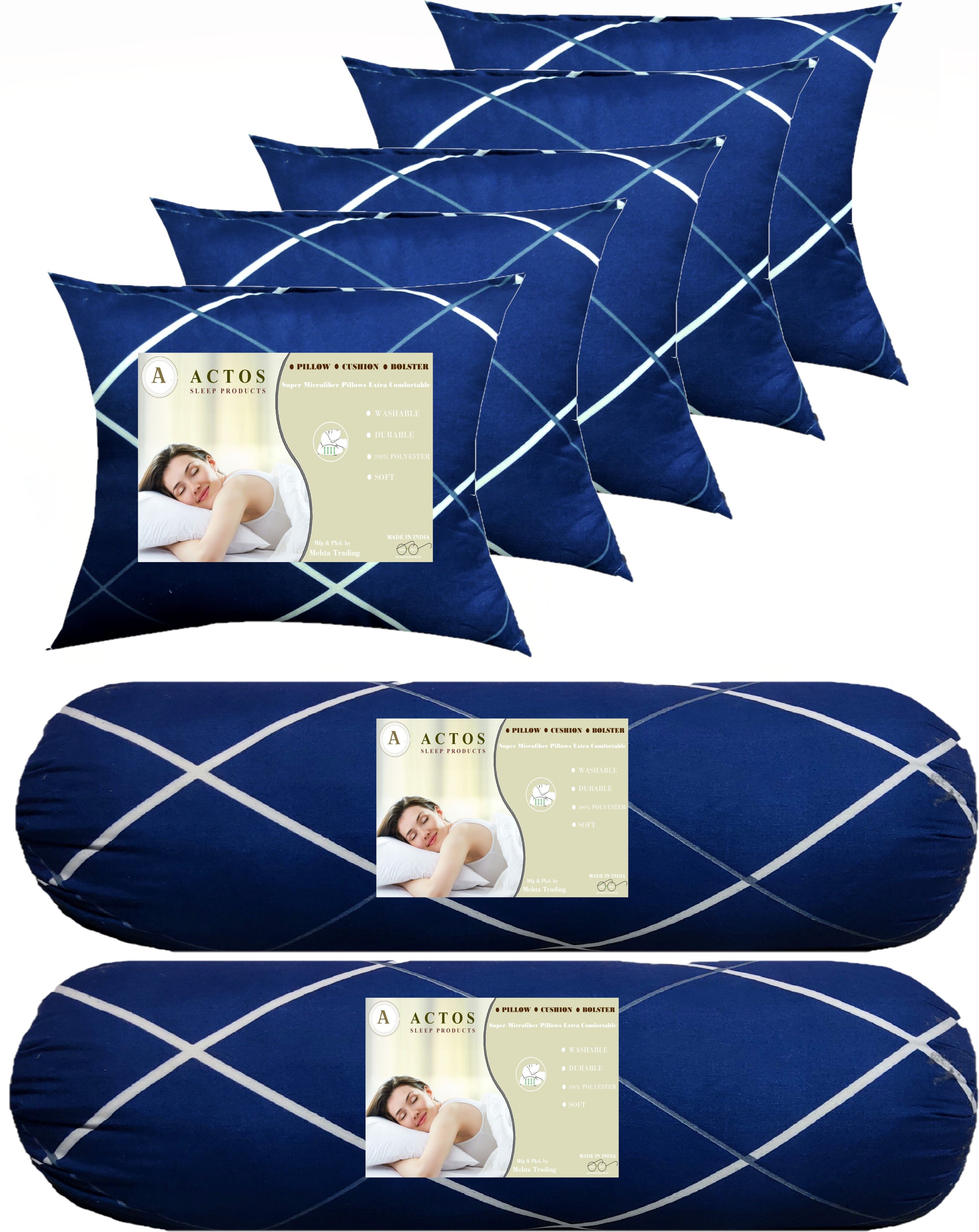 Microfibre Geometric Cushion Pack of 7