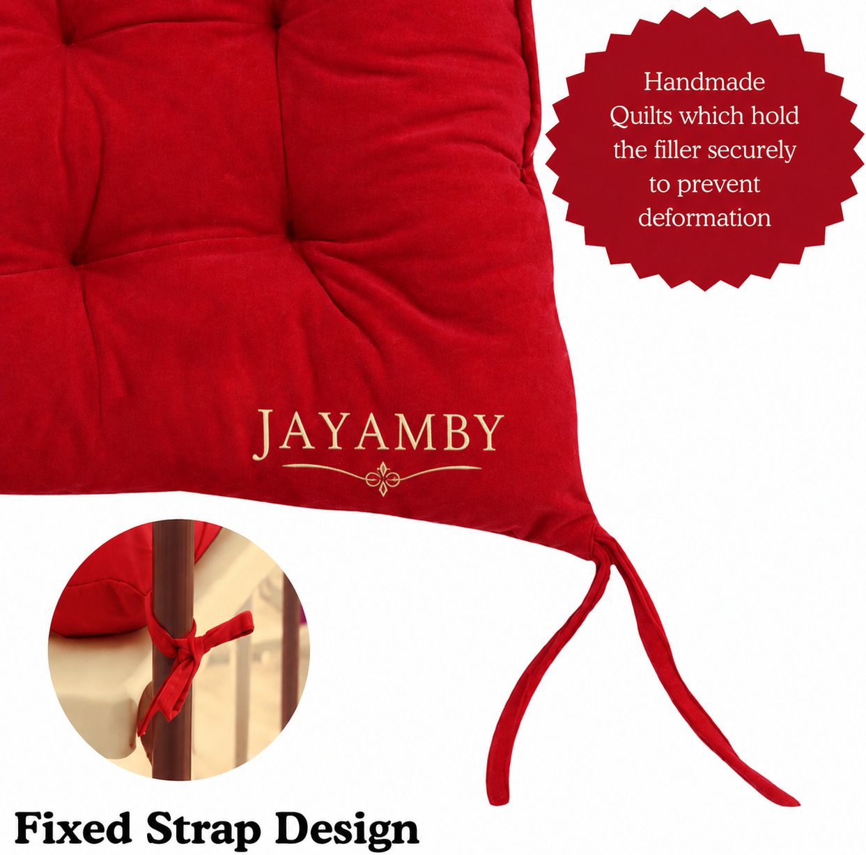 Microfibre Chair Pad Pack of 1 Solid-image-26