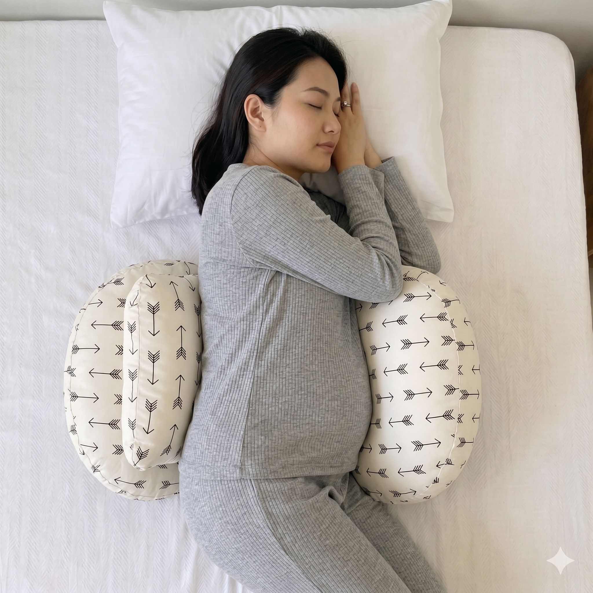 toysilo Polyester Fibre Pregnancy Pillow Pack of 1 Printed-picture-14