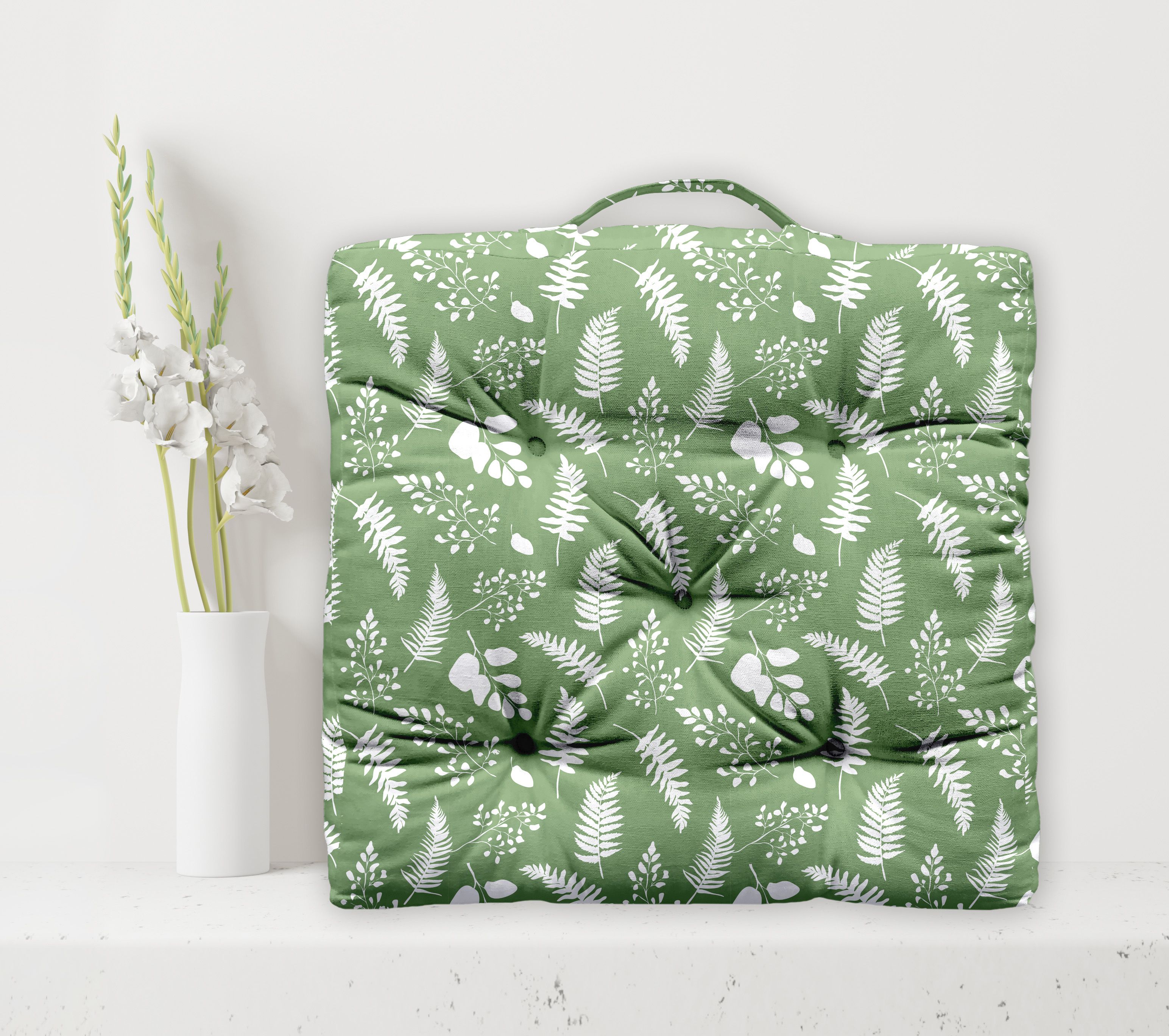 oasis Cotton Printed Floor Cushion Pack of 1-picture-12
