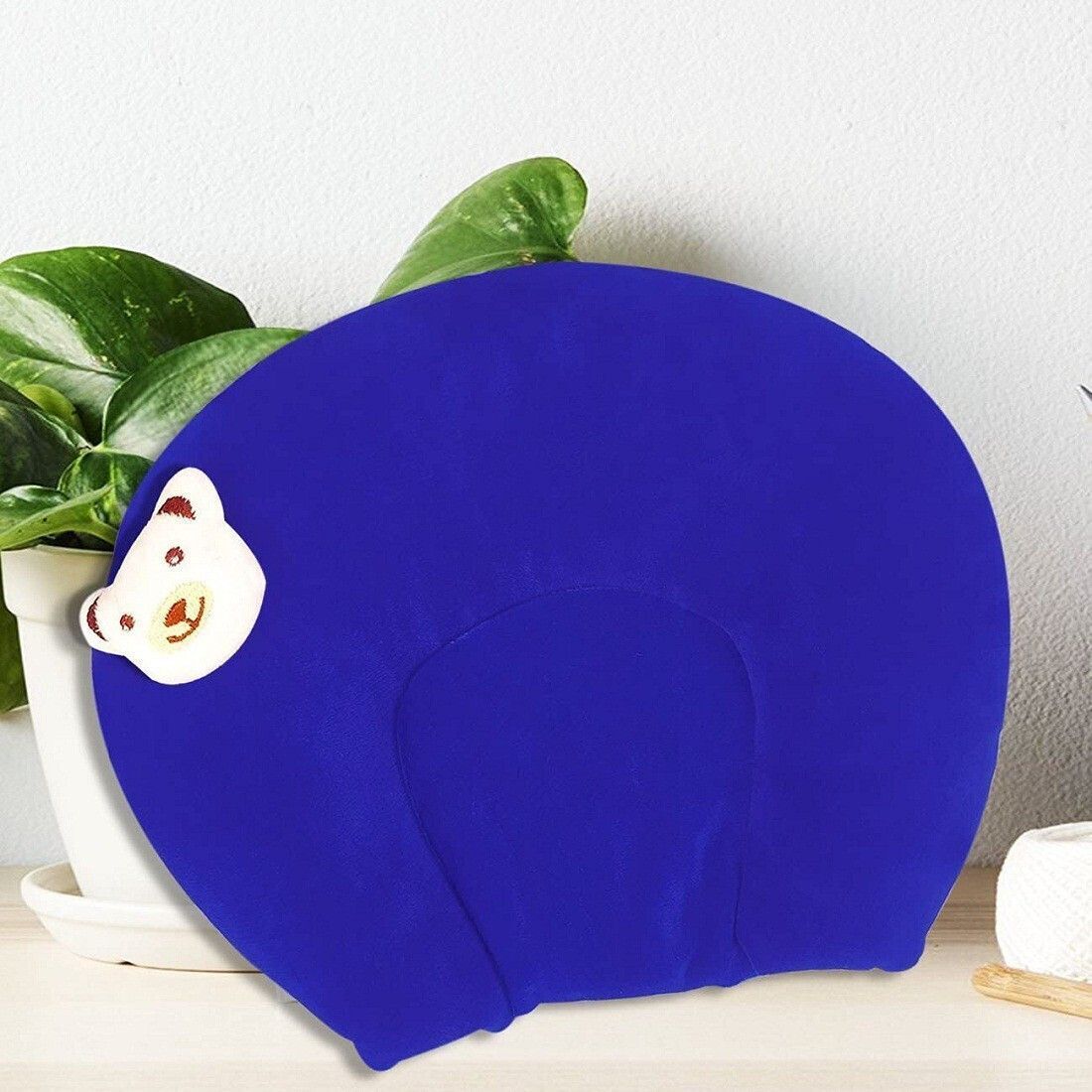 momease Foam Baby Pillow Pack of 1 Animals BABY SEED PILLOW, Pillow for Newborn Baby-Round Head Shaping Pillow, 0-12 Months-picture-5
