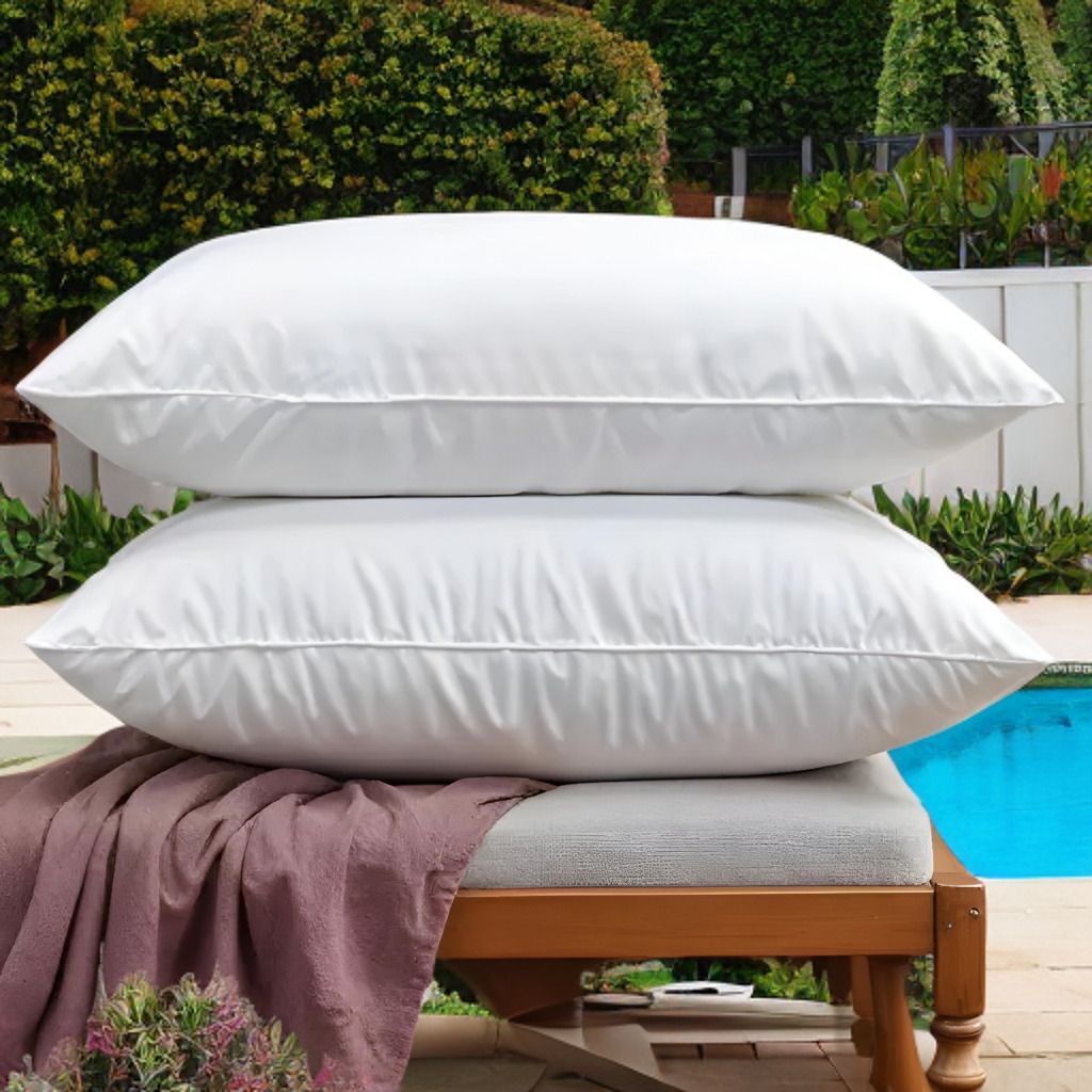 Polyester Fibre Sleeping Pillow Pack of 2 Solid LUXURY-image-32
