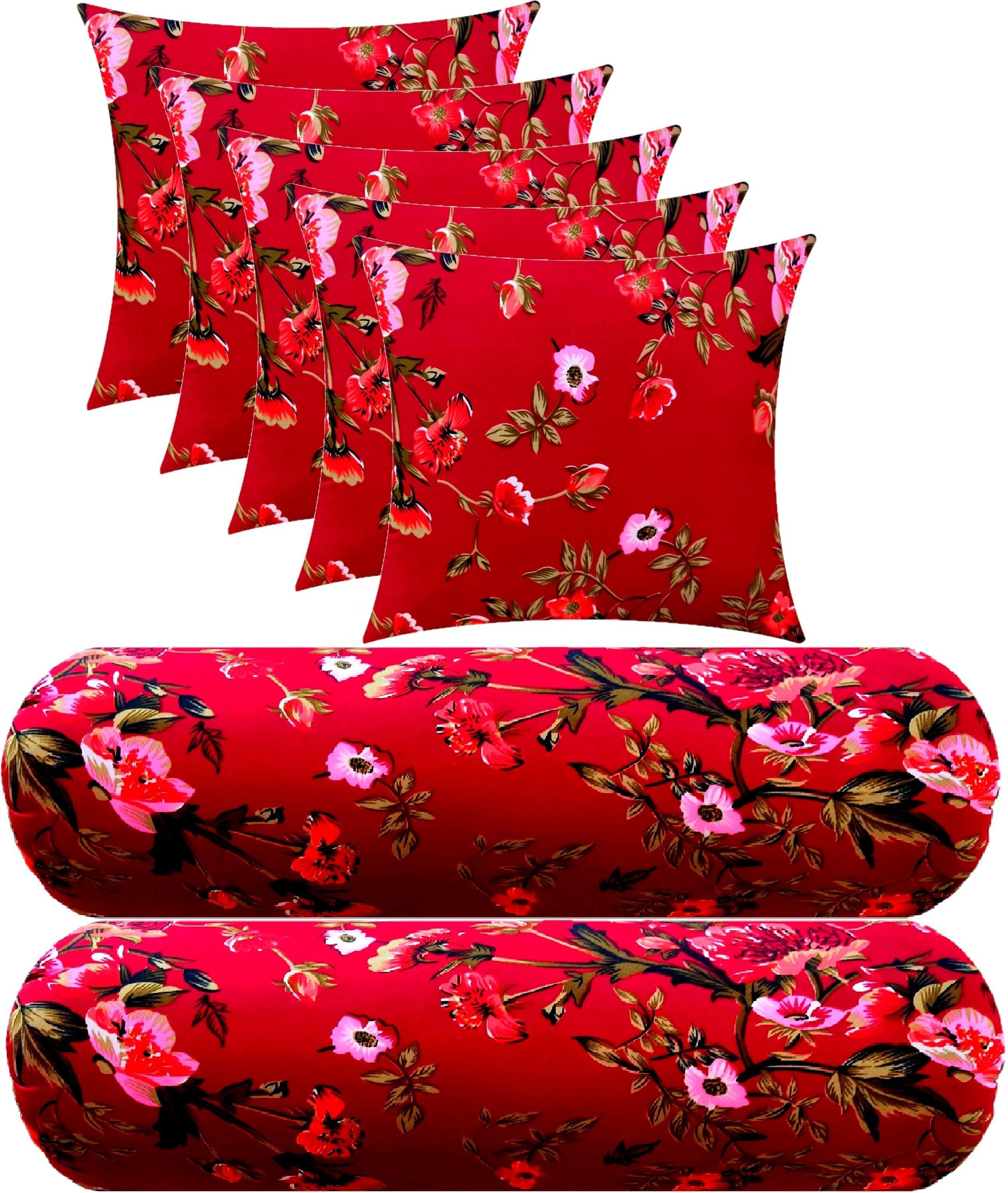 Microfibre Bolster Pack of 7 Floral-image-45