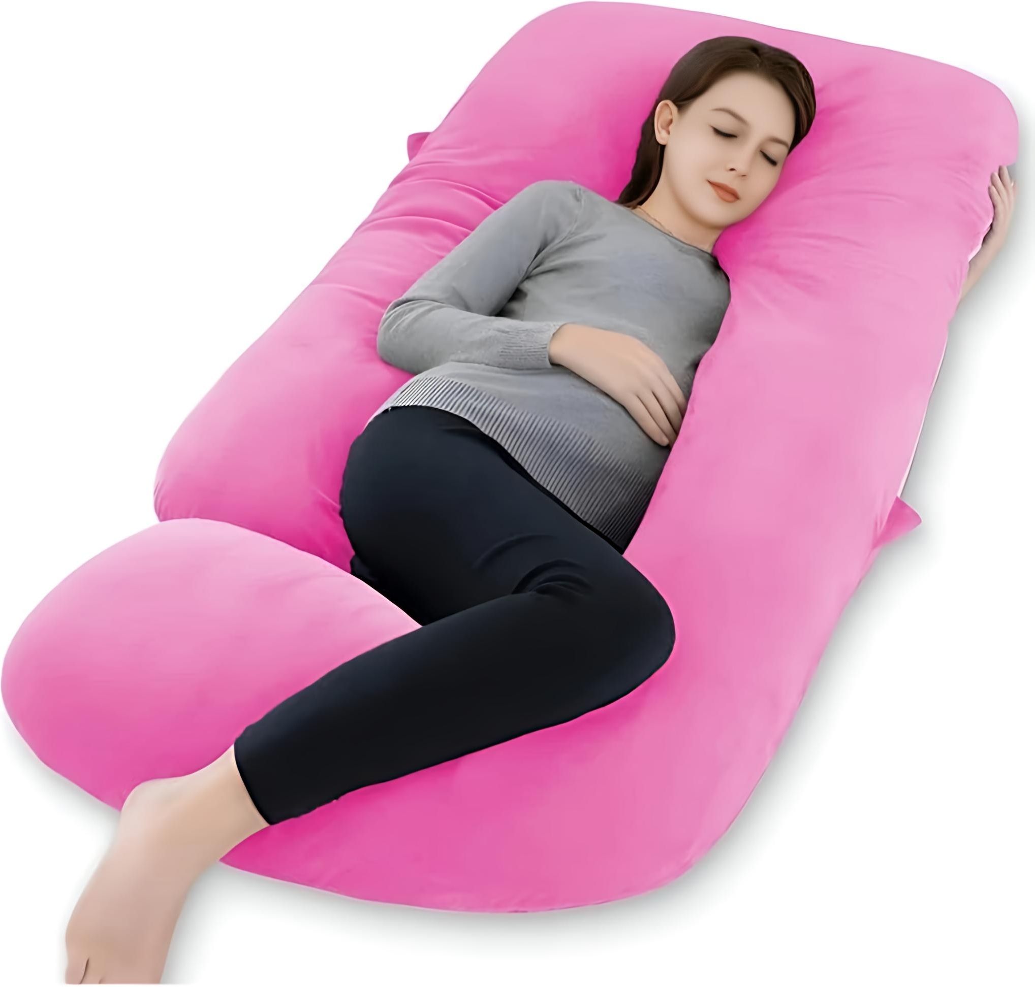 keshav Cotton Pregnancy Pillow Pack of 1 Solid luxury premium pregnancy pillow-picture-10