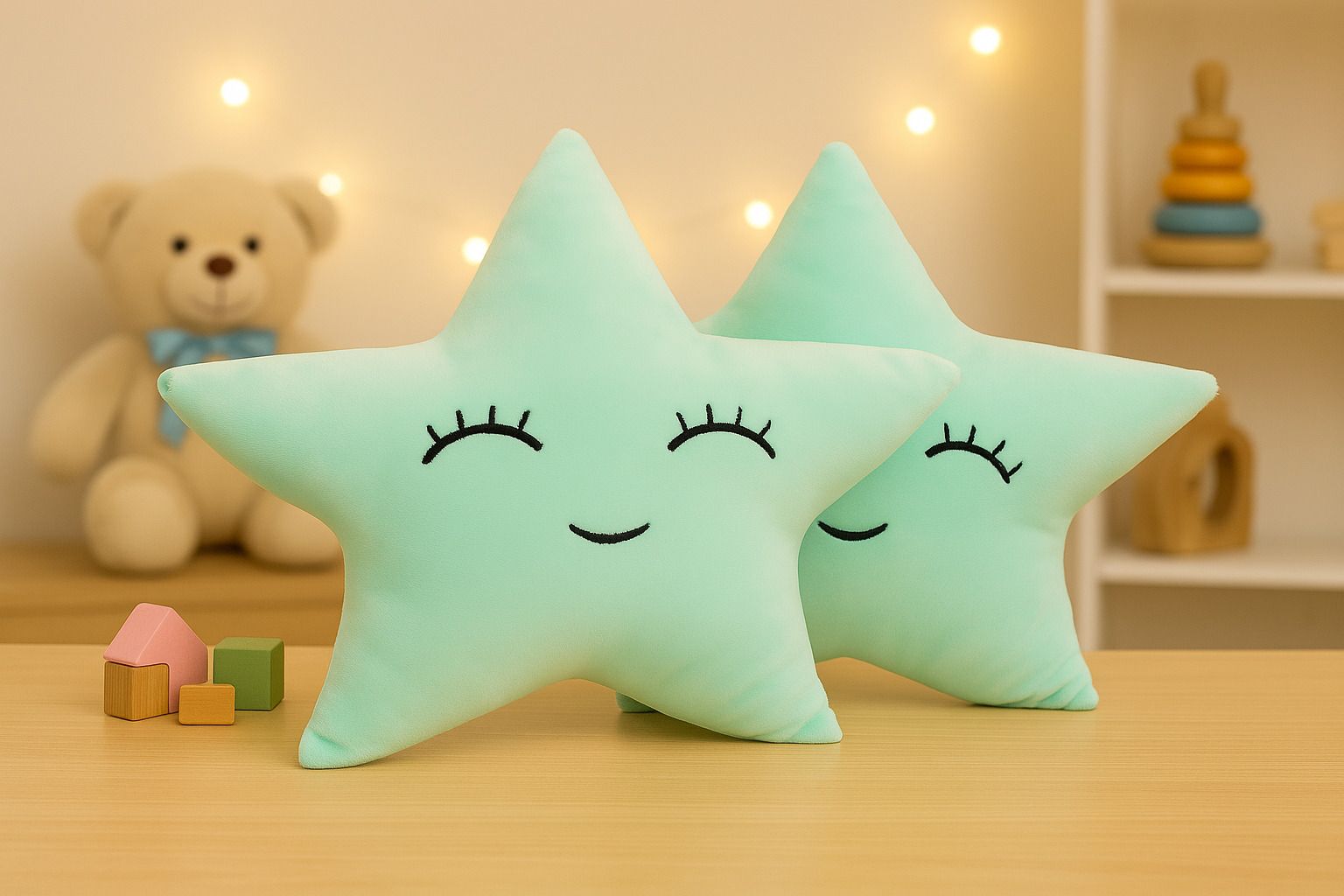 saro Polyester Fibre Smiley Cushion Pack of 1-picture-19