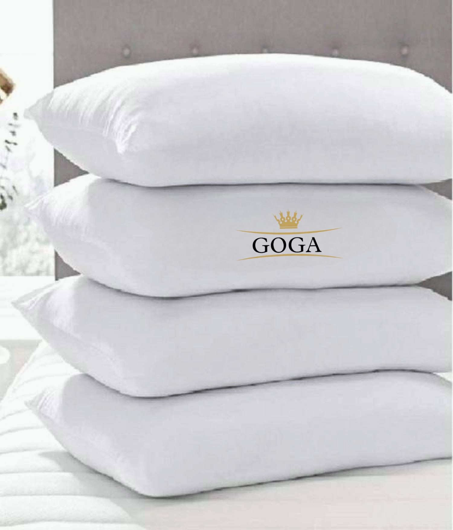 LUXURY Cotton Solid Sleeping Pillow Pack of 4-image-10