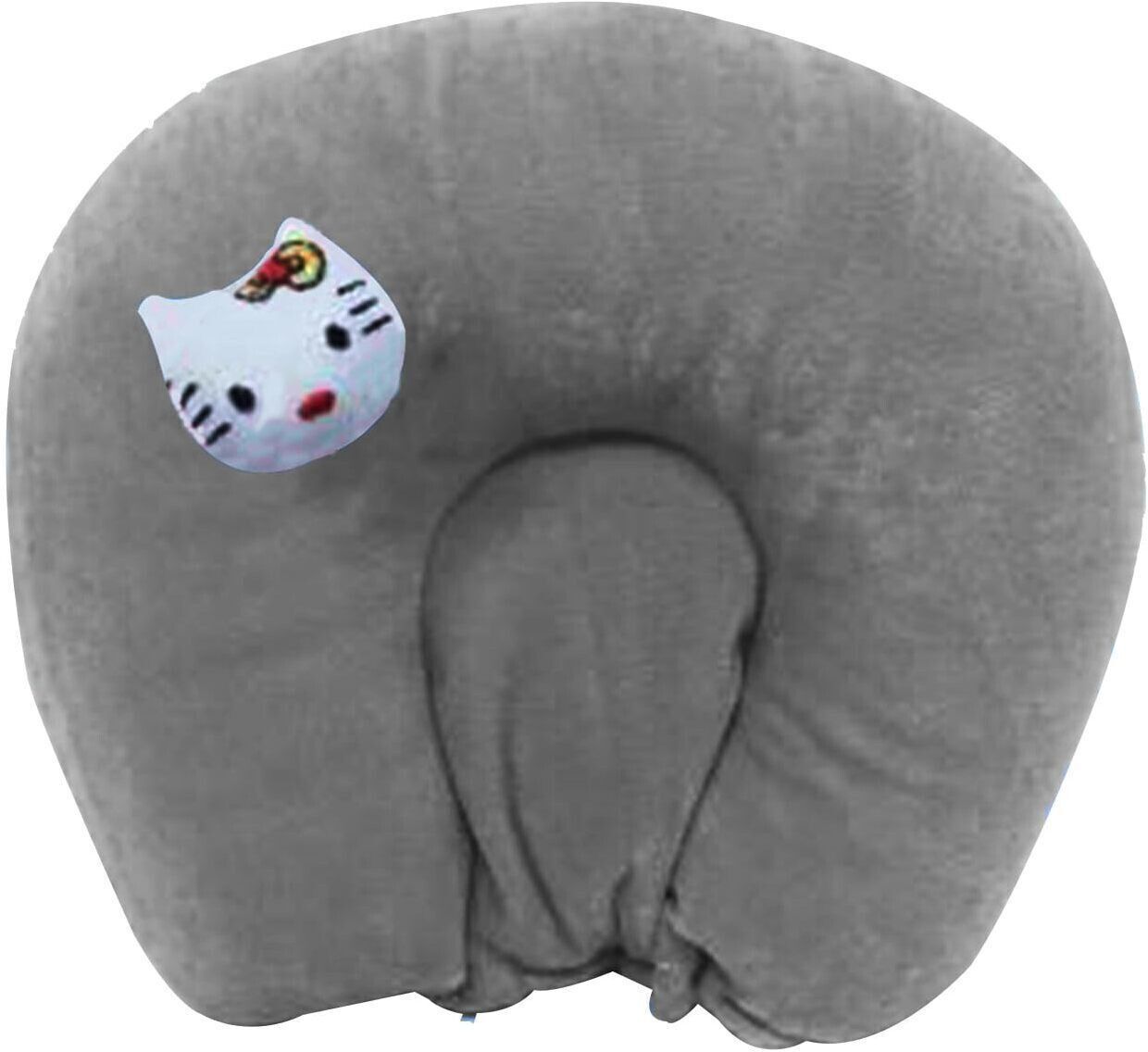 Microfibre Baby Pillow Pack of 1 Animals Round D-Shape-image-25