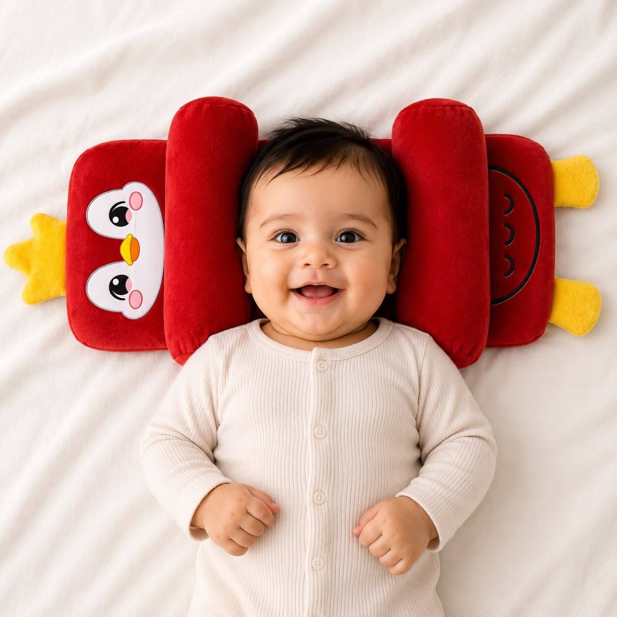 baby desire Polyester Fibre Baby Pillow Pack of 1 Printed-picture-14