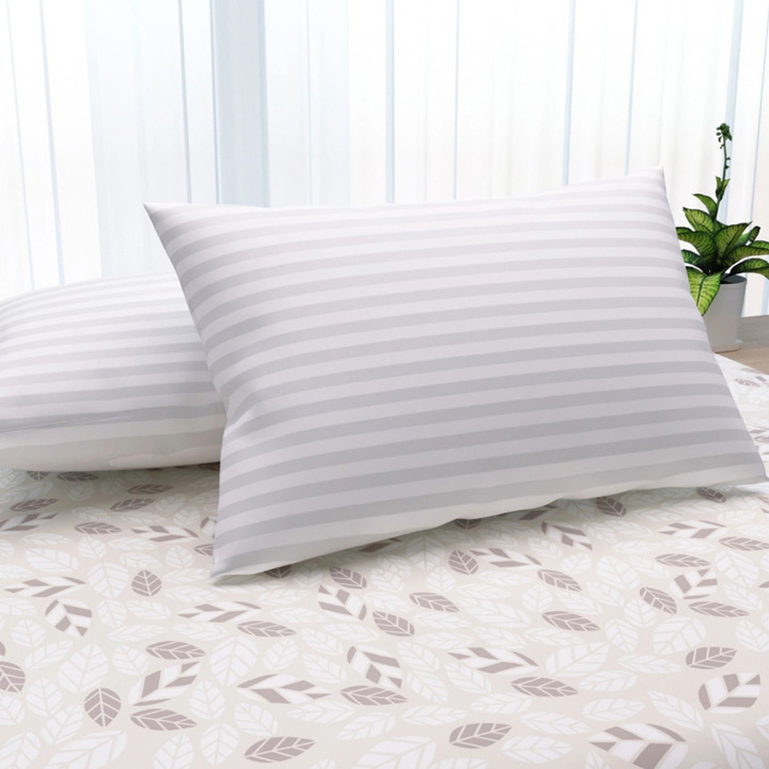 bhebha Microfibre Sleeping Pillow Pack of 2 Solid Set | Comfort And Support-picture-6