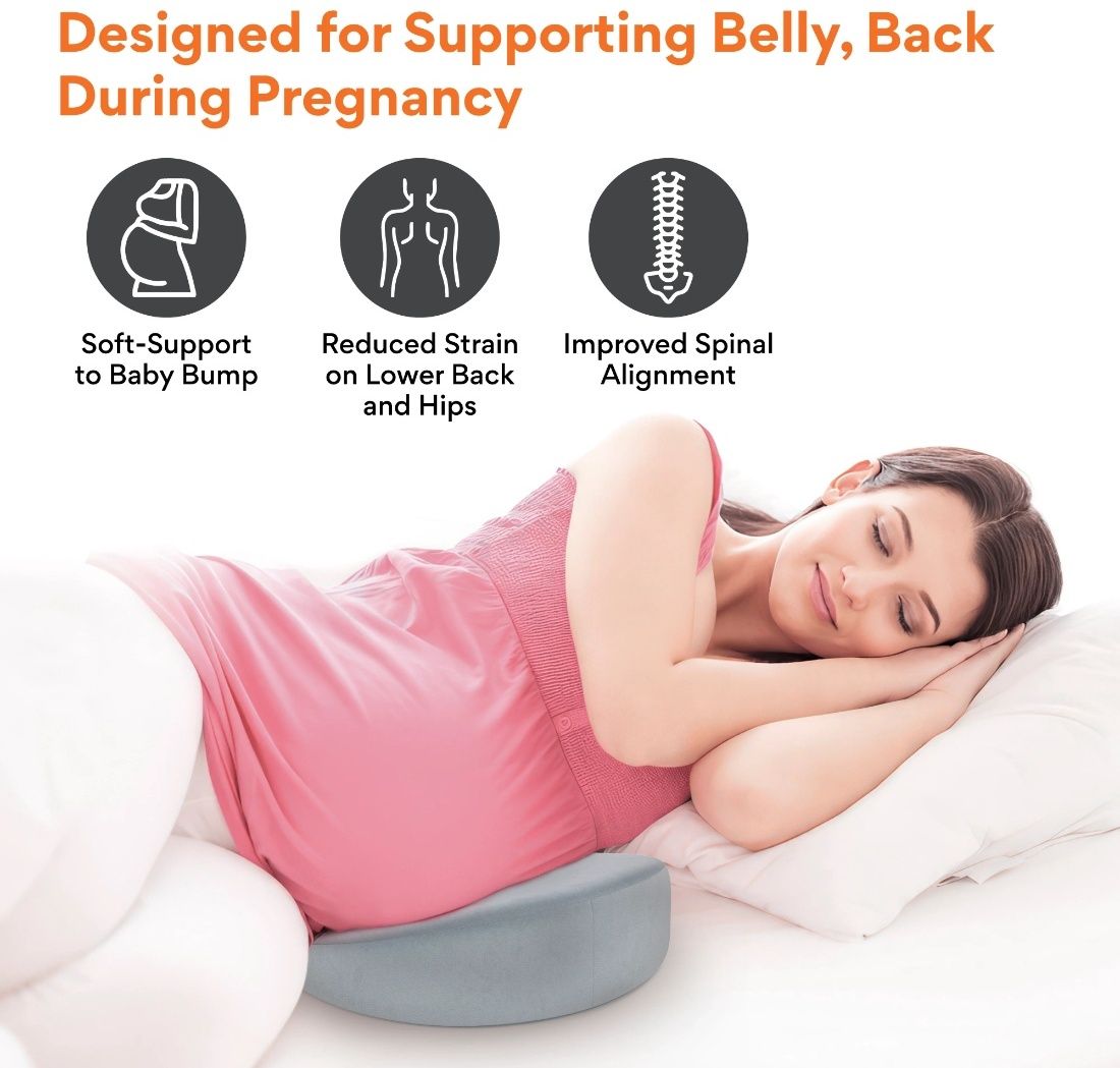 flexove Foam Pregnancy Pillow Pack of 1 Solid-picture-14