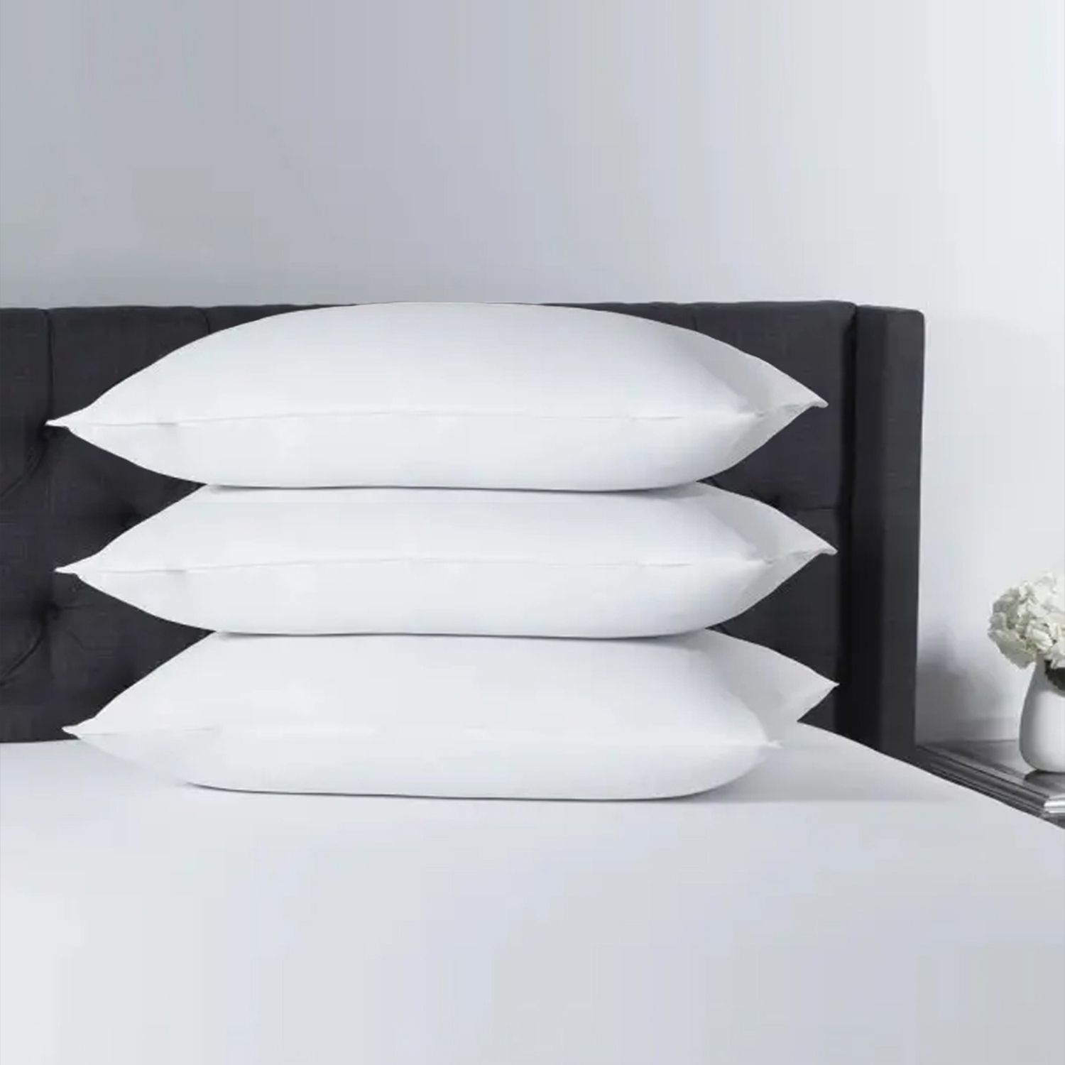 furnigully Microfibre Sleeping Pillow Pack of 3 Stripes Pillow Set Comfort And Support-picture-13