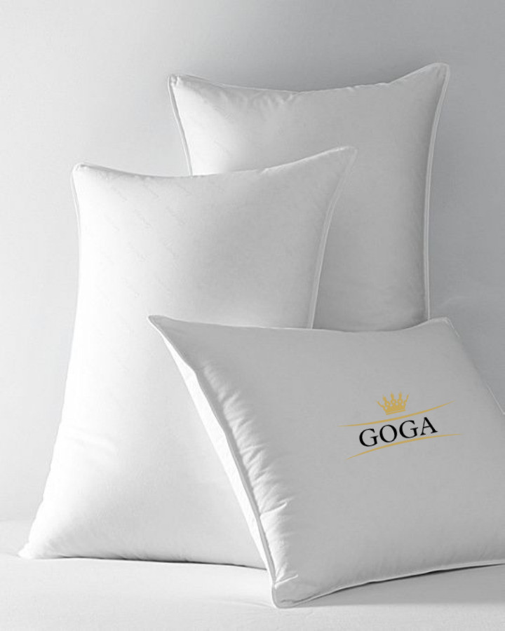 goga LUXURY Cotton Solid Sleeping Pillow Pack of 2 image 1