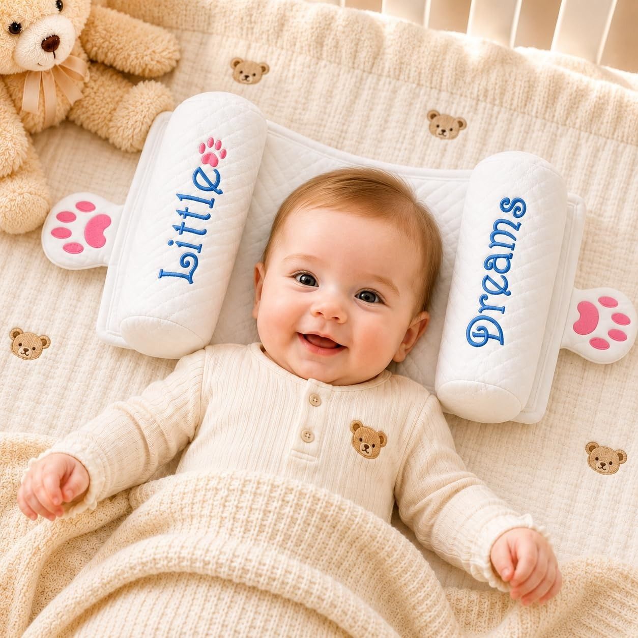 Mustard Seeds Baby Pillow Pack of 1 Printed DreamNest-image-29