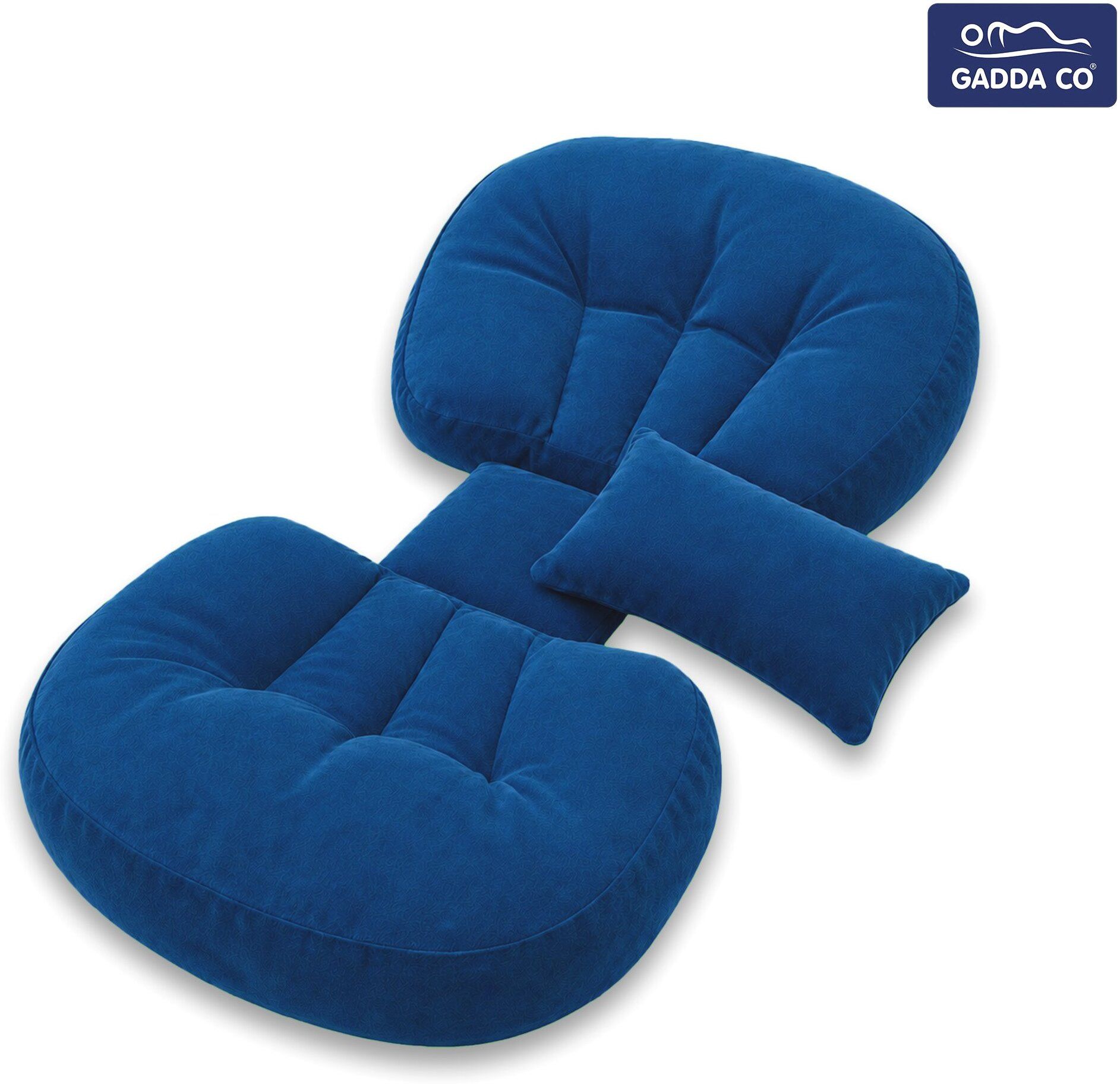 gadda co Microfibre Pregnancy Pillow Pack of 1 Solid Ultra Premium-picture-17