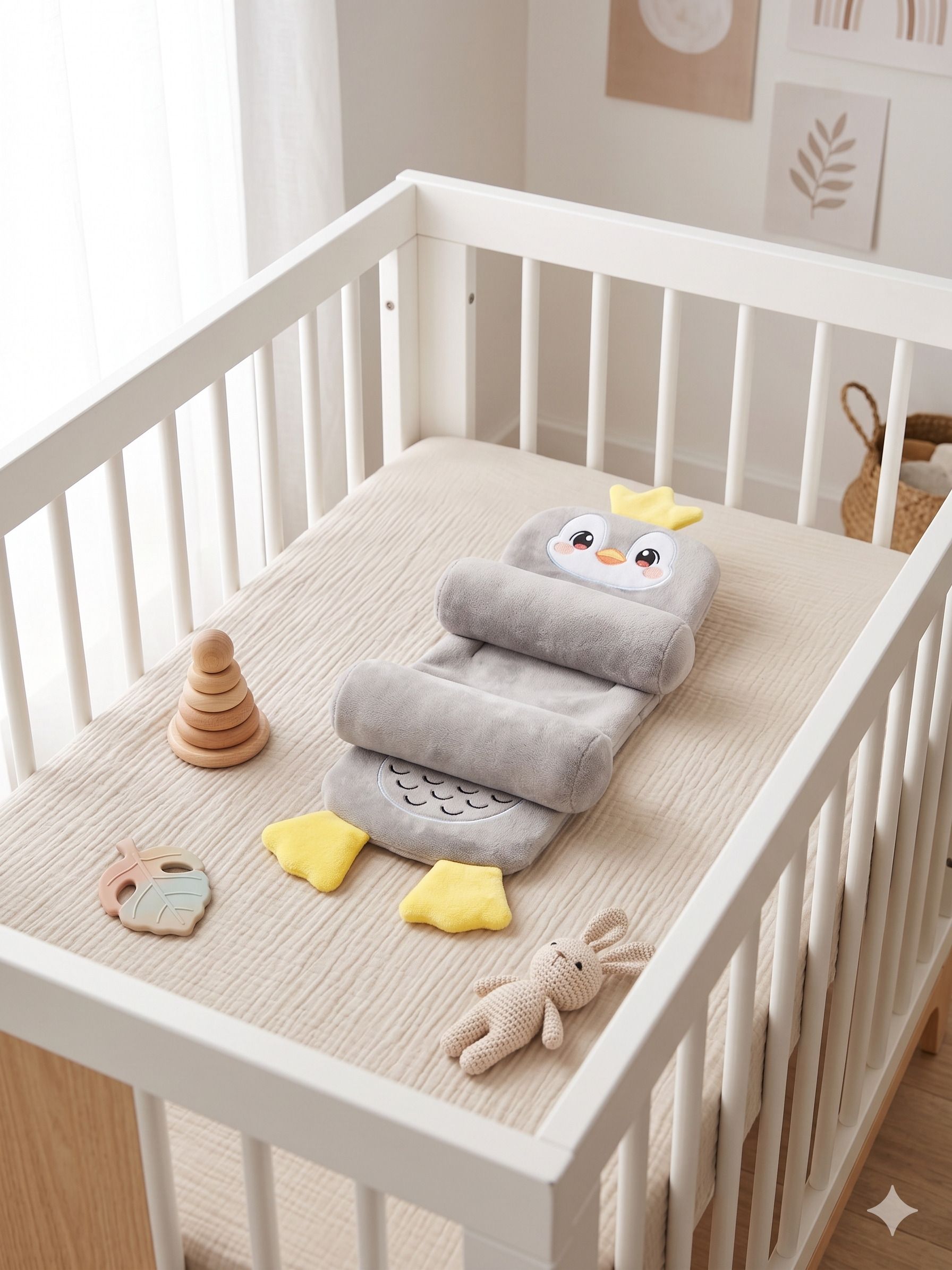 Microfibre Baby Pillow Pack of 1 Birds Duck Baby Pillow Soft EF Fabric Soft Comfortable-image-48