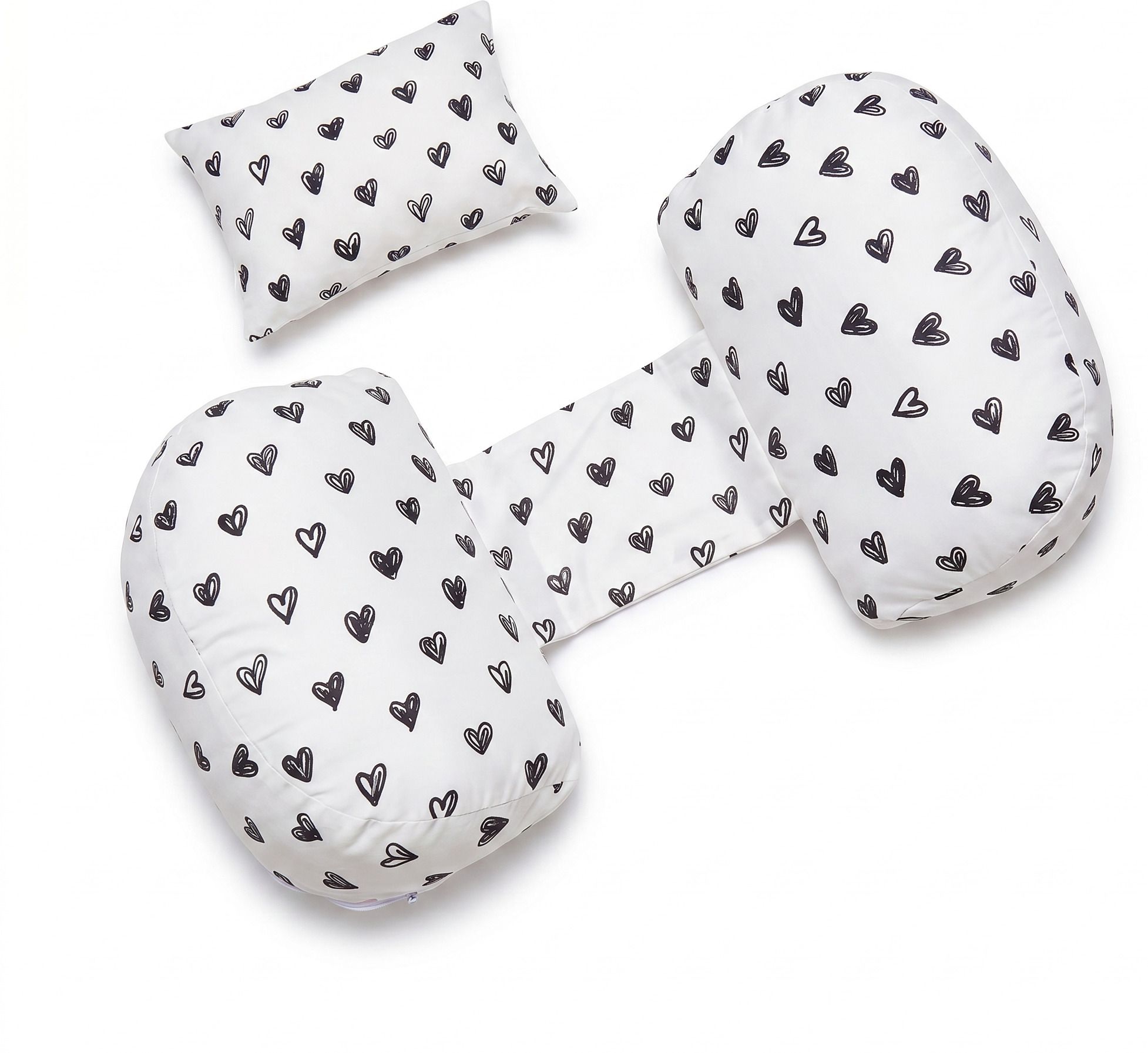 Polyester Fibre Pregnancy Pillow Pack of 1 Printed-image-47