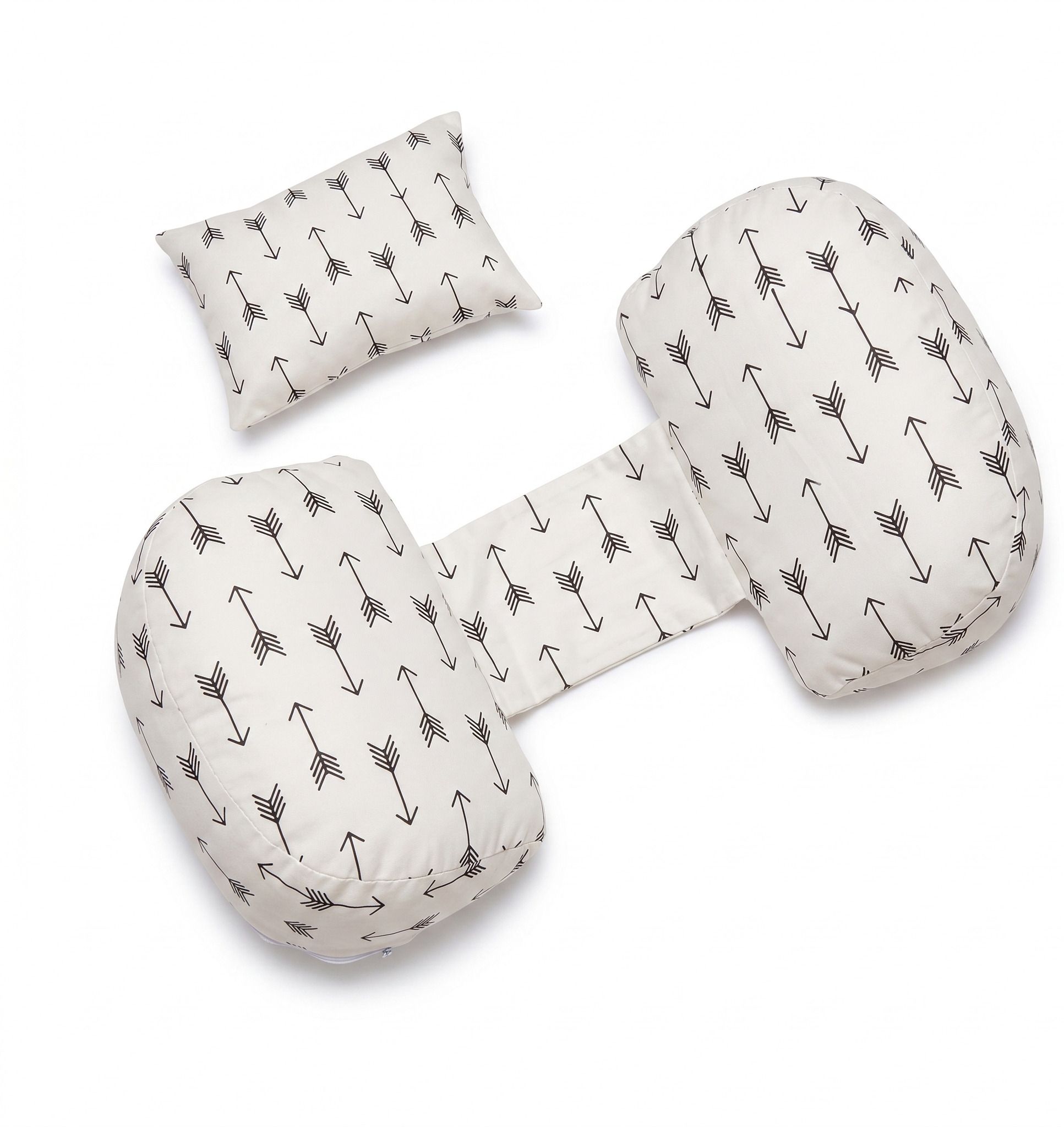 Polyester Fibre Pregnancy Pillow Pack of 1 Printed-image-26