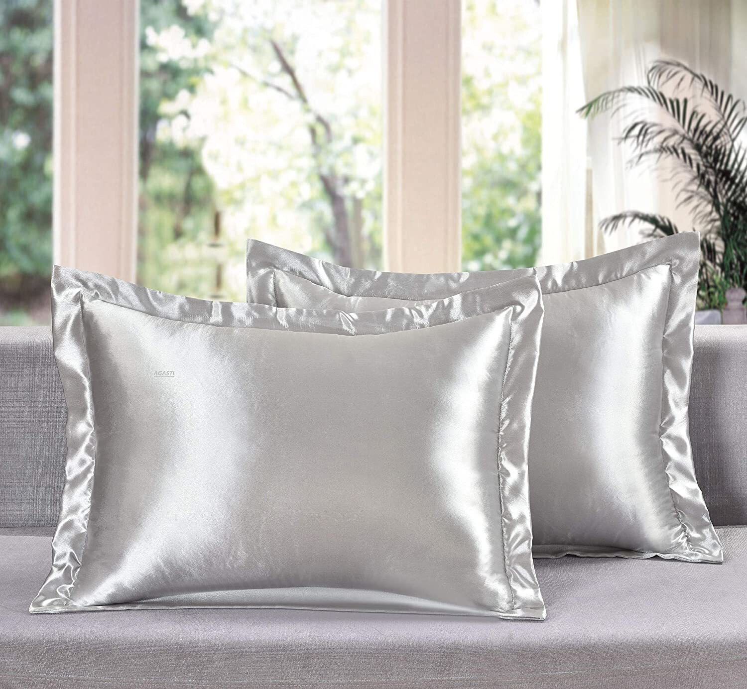 maa shopping Cotton Sleeping Pillow Pack of 2 Solid-picture-18